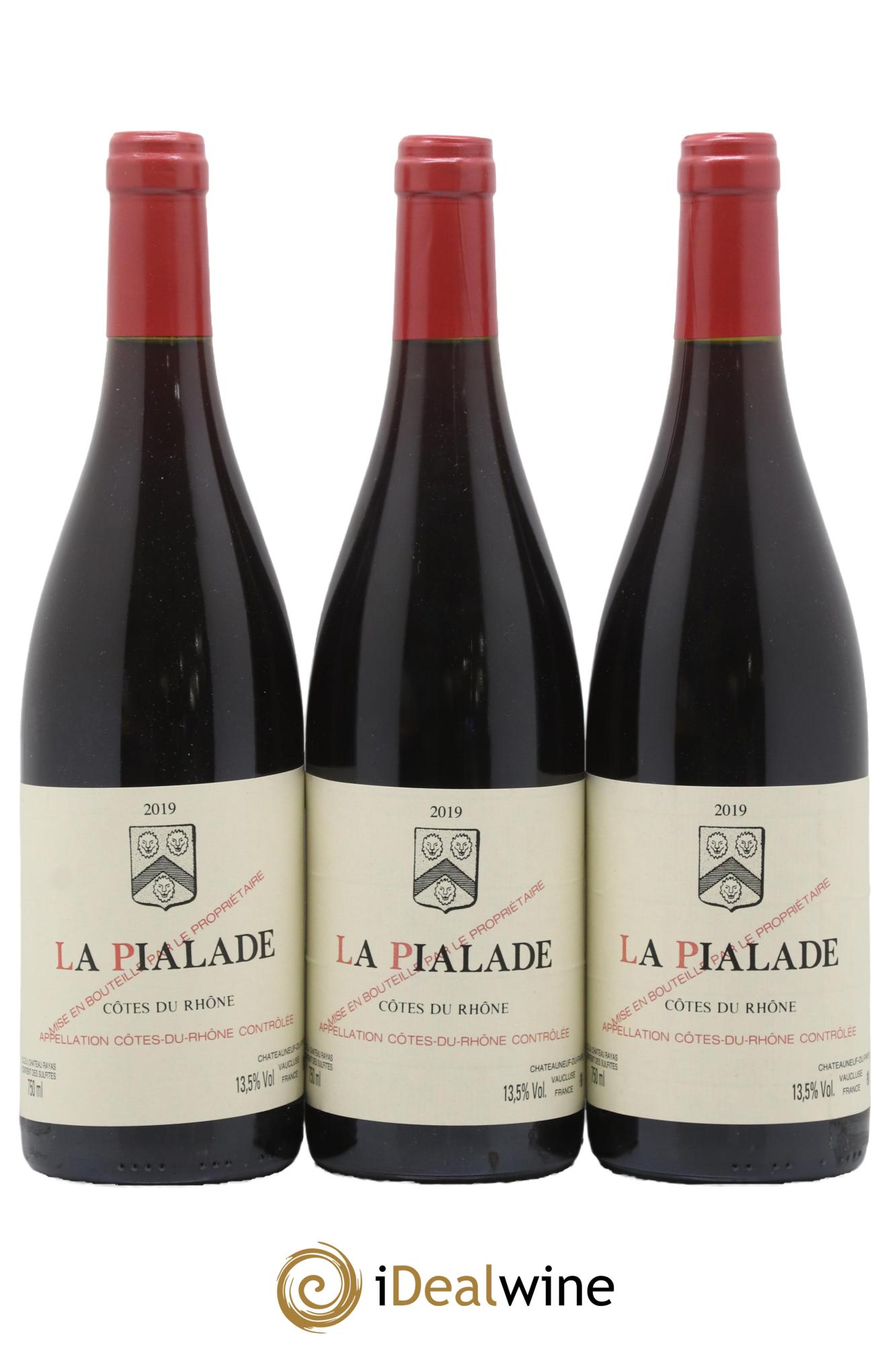 Côtes-du-Rhône La Pialade Emmanuel Reynaud 2019 - Lot de 3 bouteilles - 0