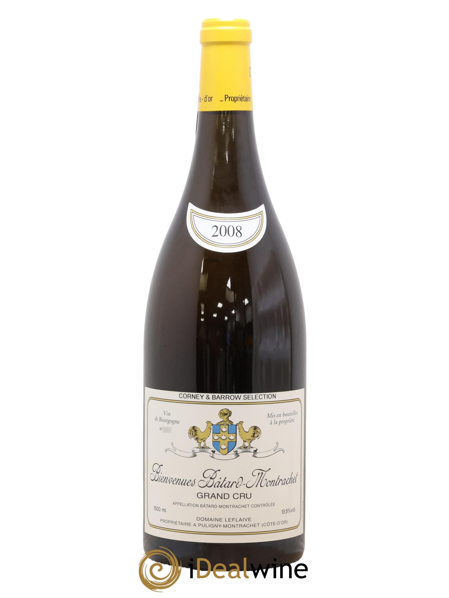 Bienvenues-Bâtard-Montrachet Grand Cru Leflaive (Domaine) 2008 - Posten von 1 Magnum - 0