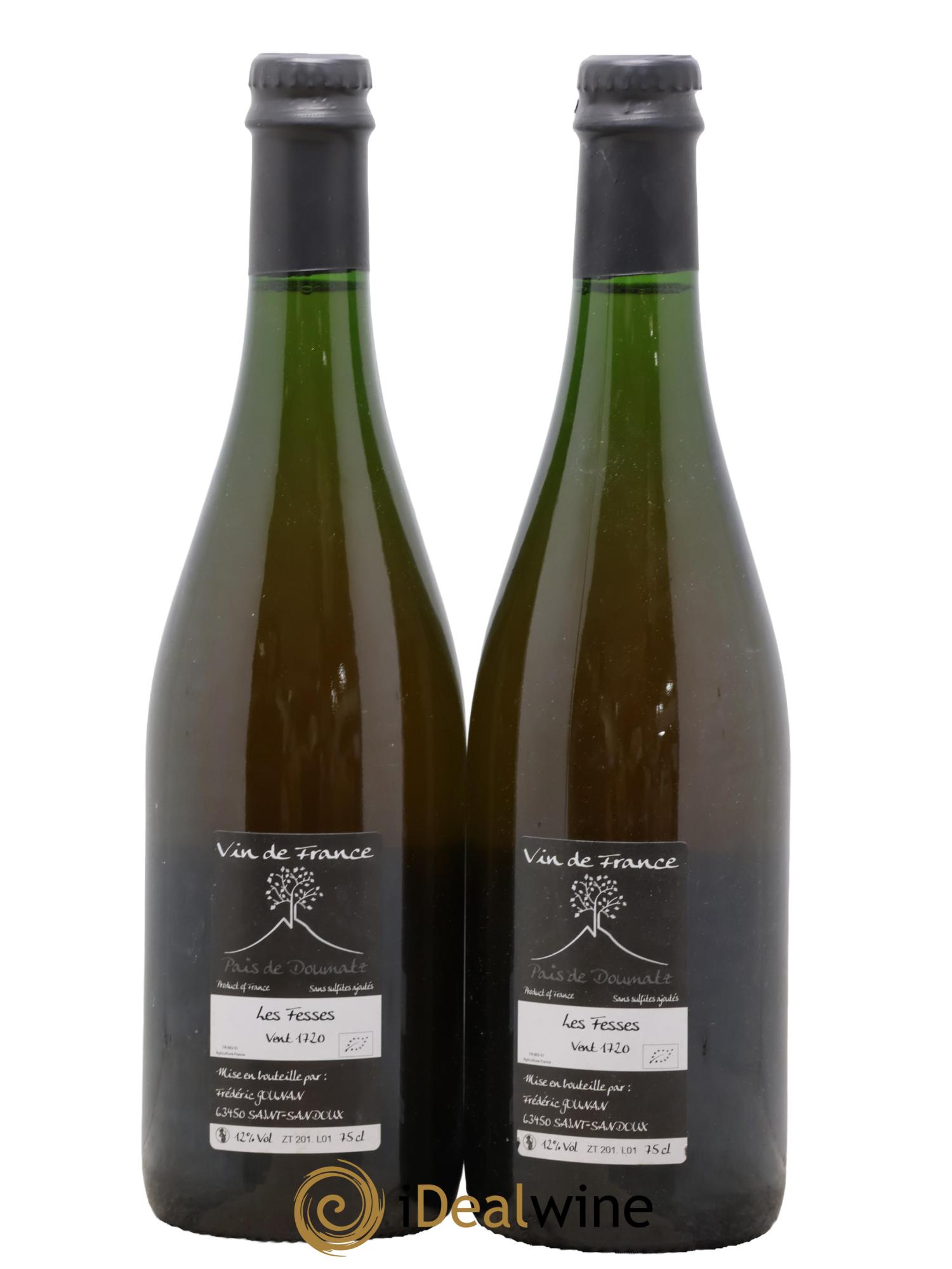 Vin de France Les Fesses Vignoble de l'Arbre Blanc 2017 - Lot de 2 bouteilles - 1