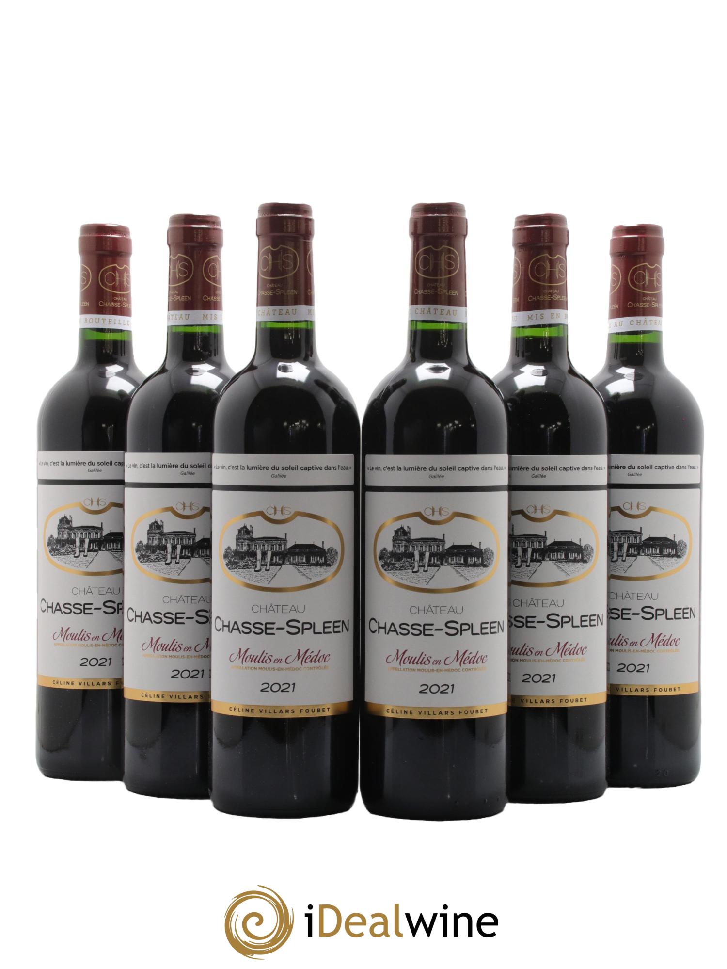 Château Chasse Spleen 2021 - Lot de 6 bouteilles - 0