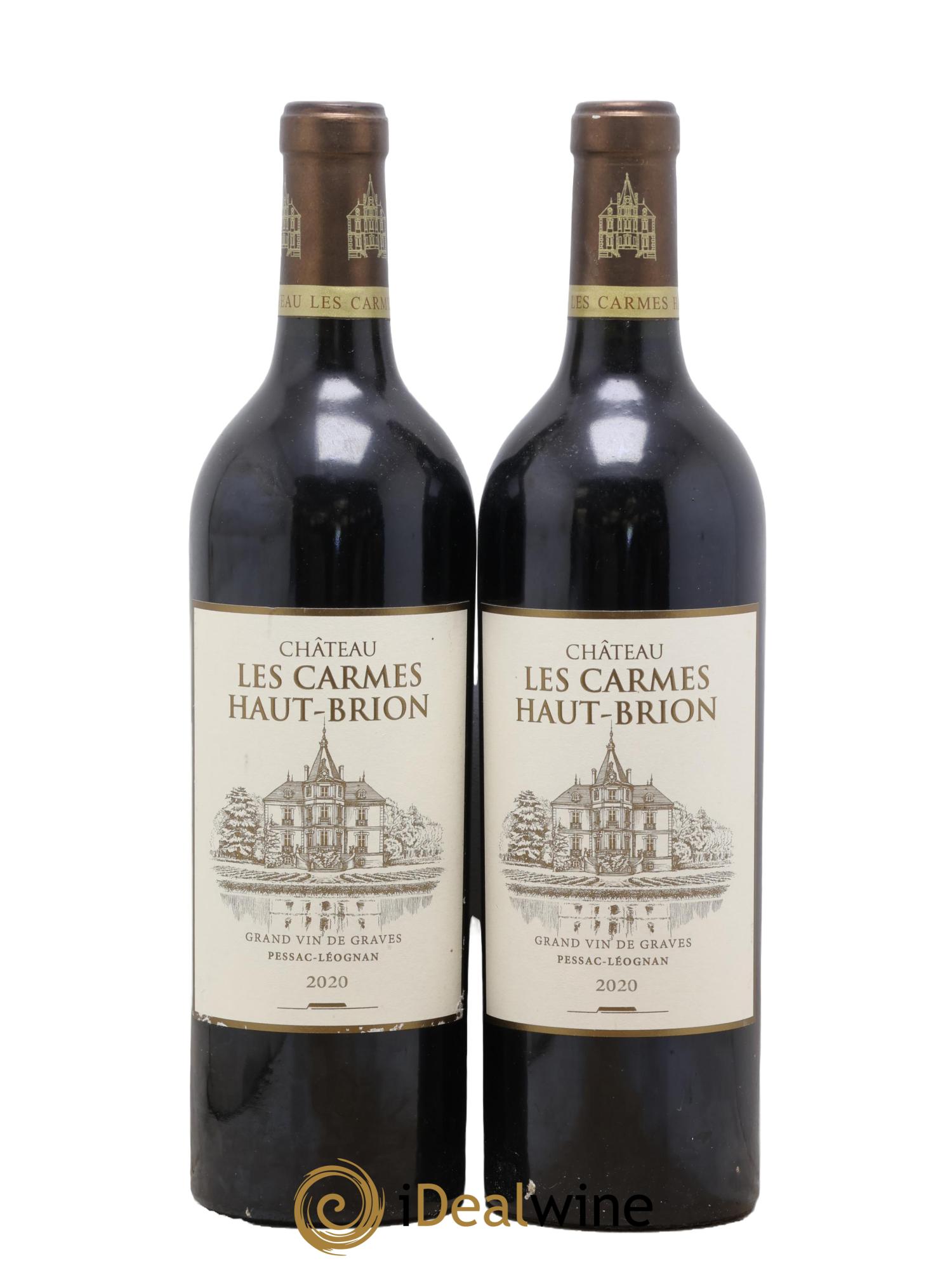 Château Les Carmes Haut-Brion 2020 - Lot de 2 bouteilles - 0