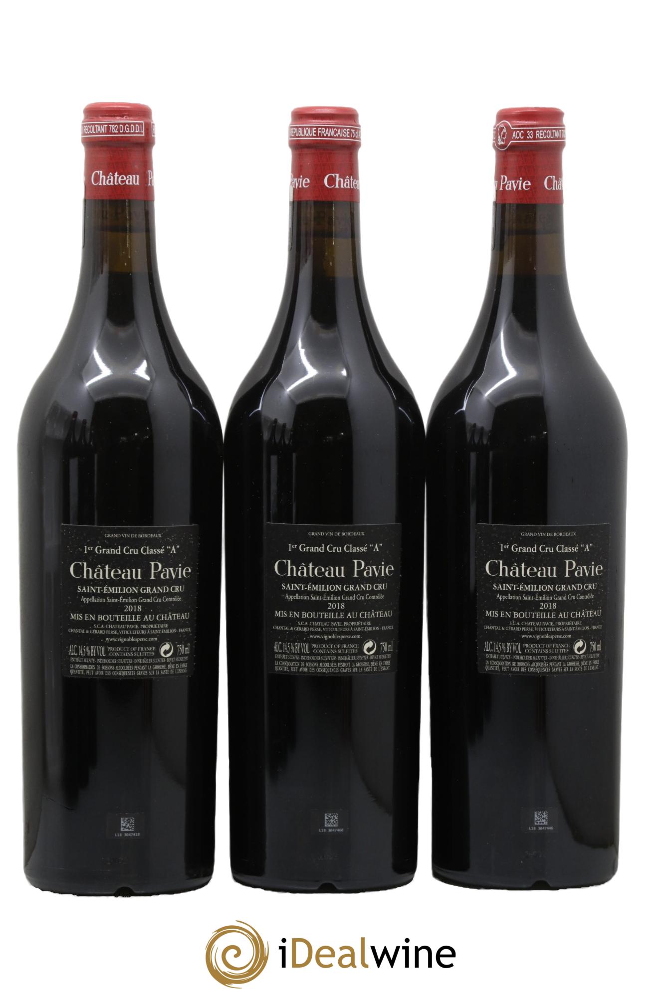 Château Pavie 1er Grand Cru Classé A 2018 - Lotto di 6 bottiglie - 2