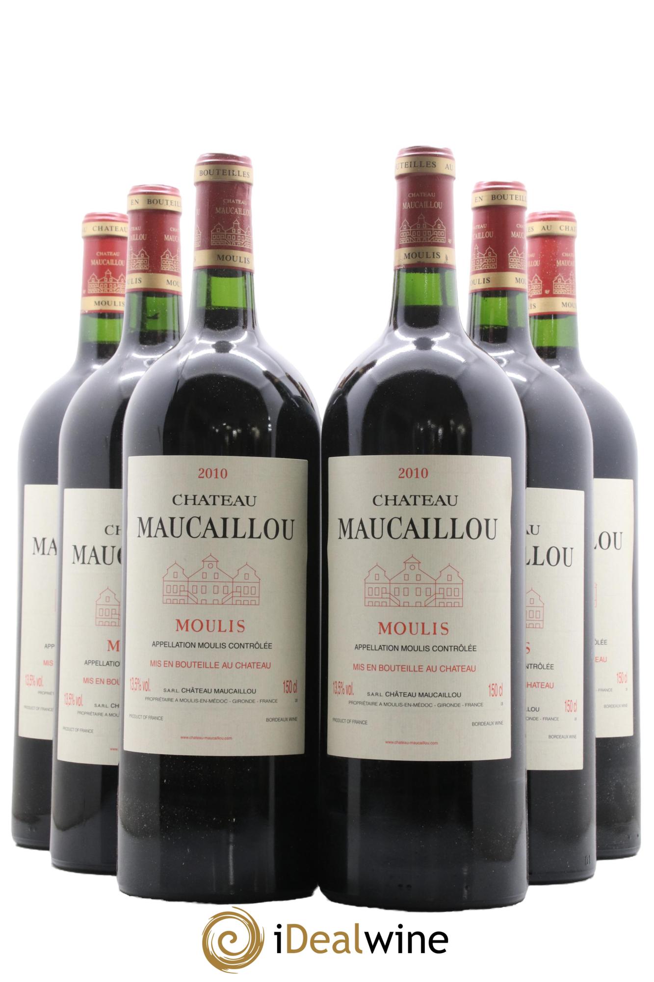 Château Maucaillou 2010 - Lot de 6 magnums - 0