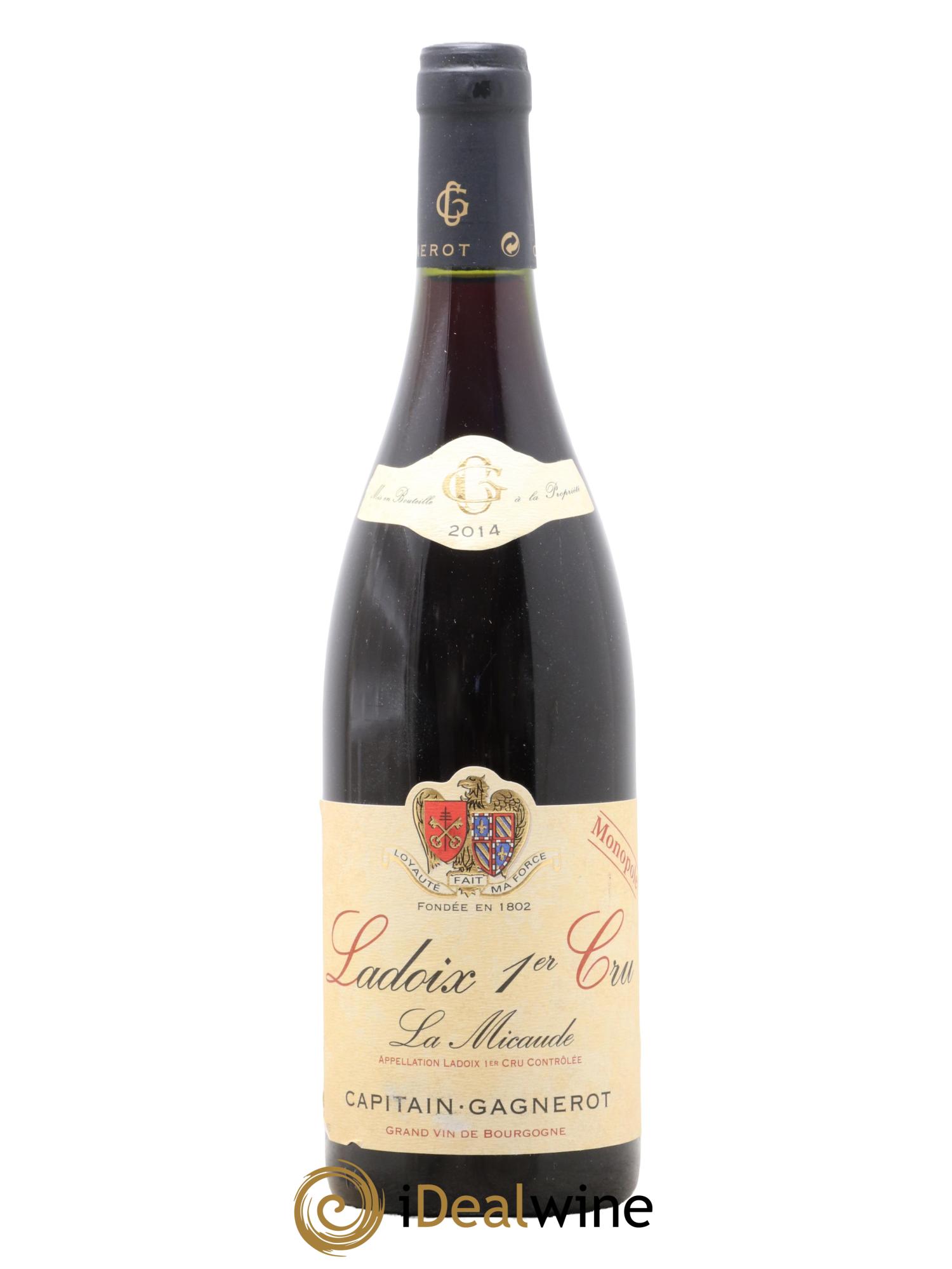 Ladoix 1er Cru La Micaude Capitain Gagnerot 2014 - Lot de 1 bouteille - 0