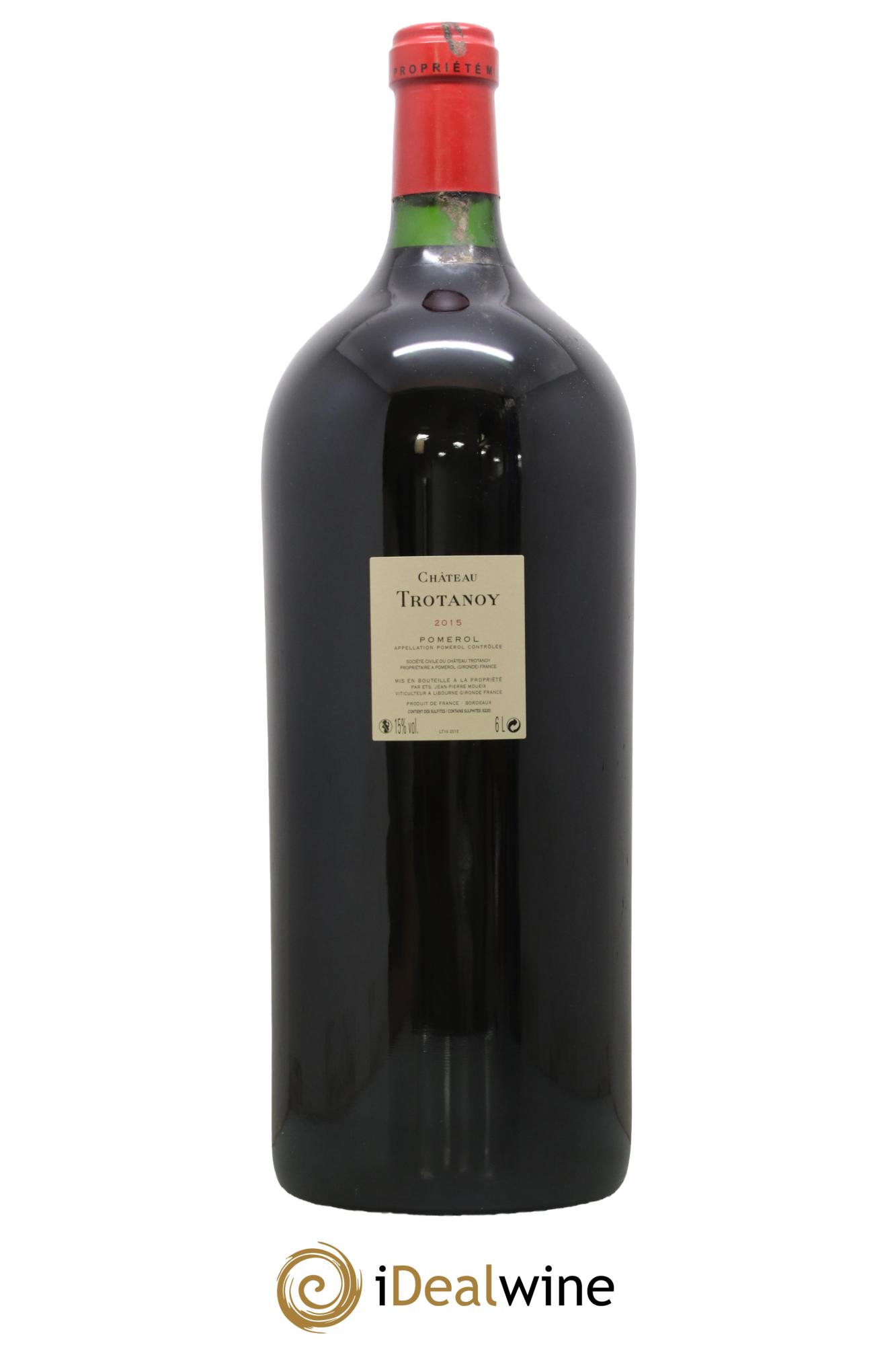 Château Trotanoy 2015 - Lot de 1 impériale - 2