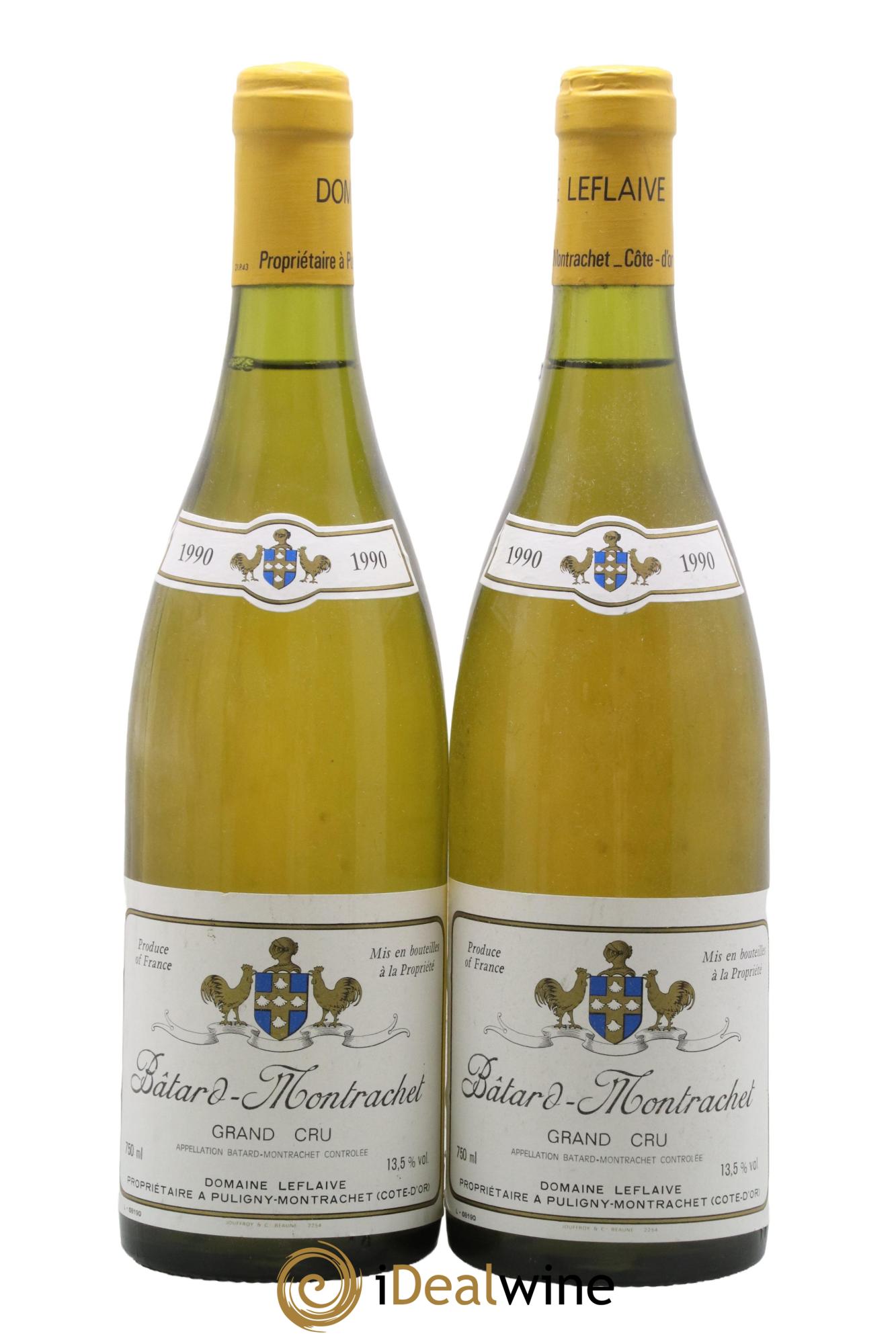 Bâtard-Montrachet Grand Cru Leflaive (Domaine) 1990 - Lot de 2 bouteilles - 0