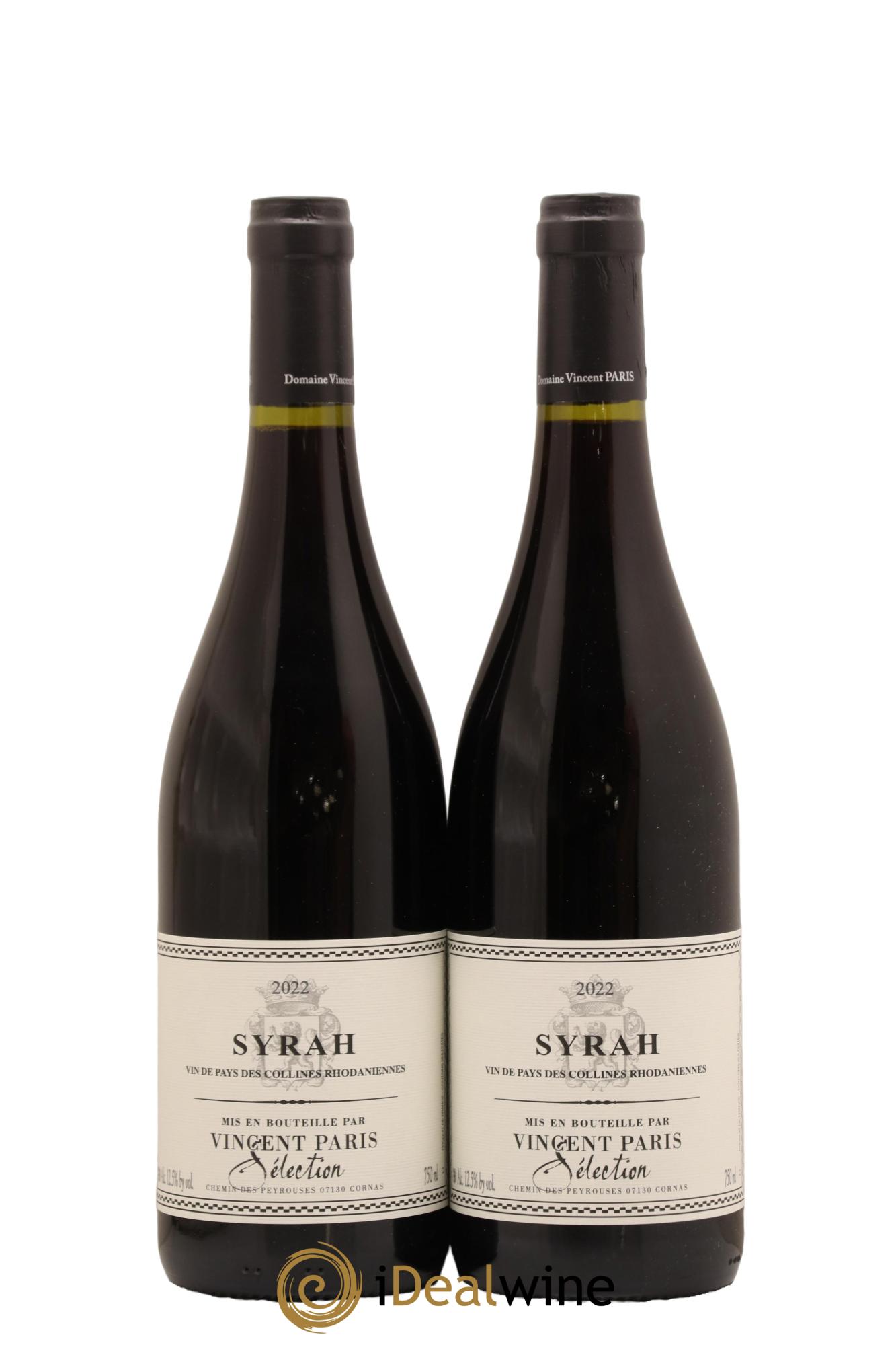 Collines Rhodaniennes Domaine Vincent Paris 2022 - Lot de 2 bouteilles - 0