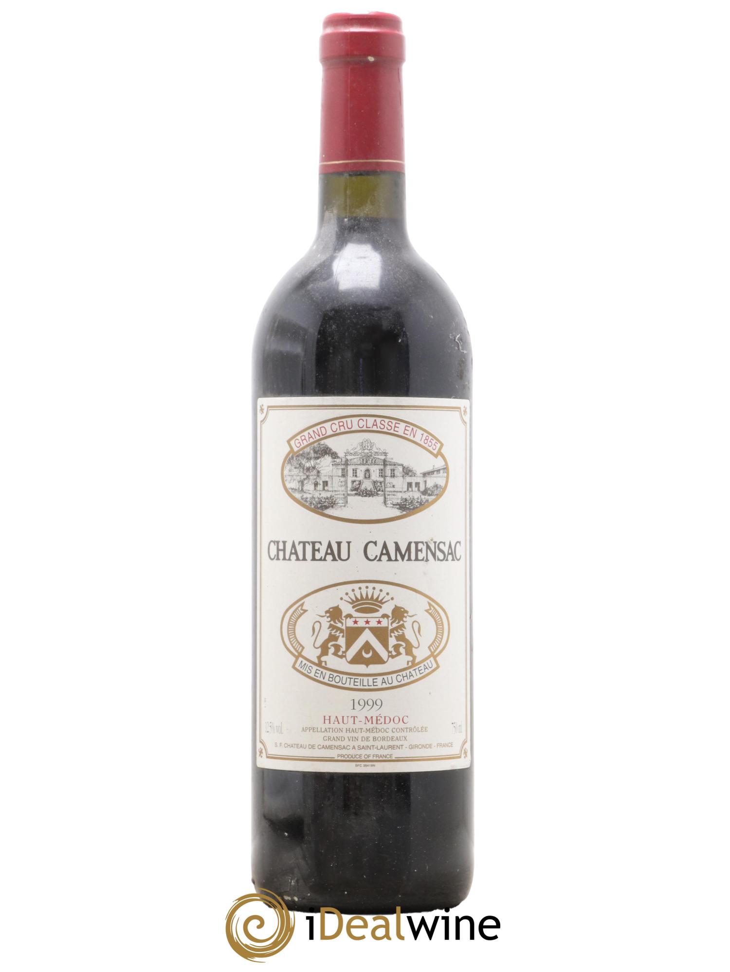 Château Camensac 5ème Grand Cru Classé 1999 - Lot de 1 bouteille - 0