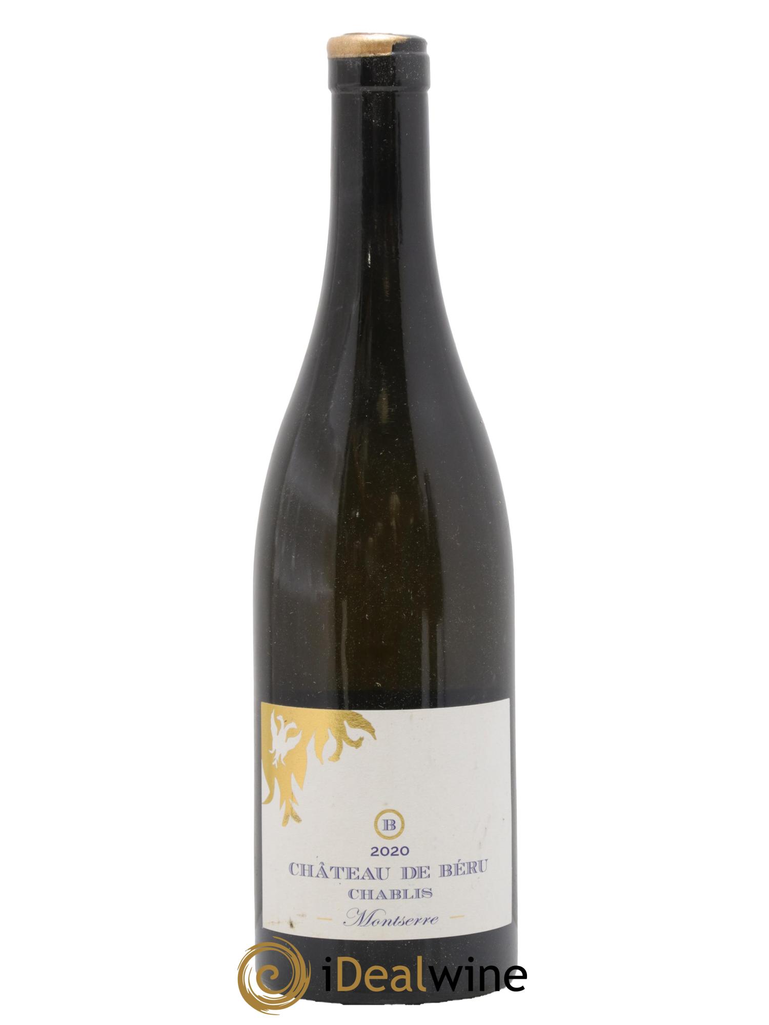 Chablis Montserre Château de Béru 2020 - Posten von 1 Flasche - 0