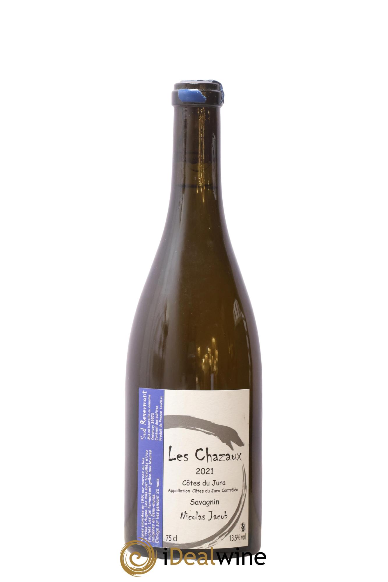 Côtes du Jura Savagnin Les Chazaux Nicolas Jacob 2021 - Lot of 1 bottle - 0