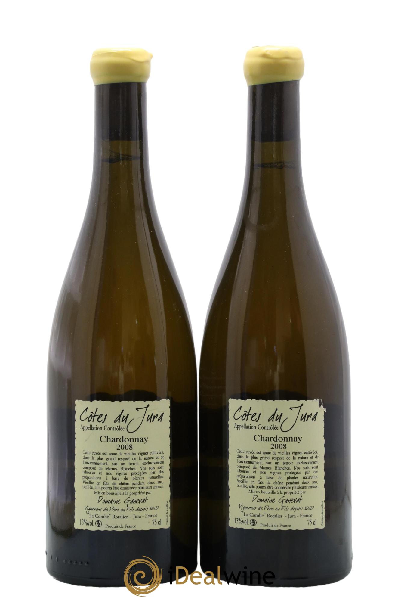 Côtes du Jura Les Grands Teppes Vieilles Vignes Jean-François Ganevat (Domaine) 2008 - Lot de 2 bouteilles - 1