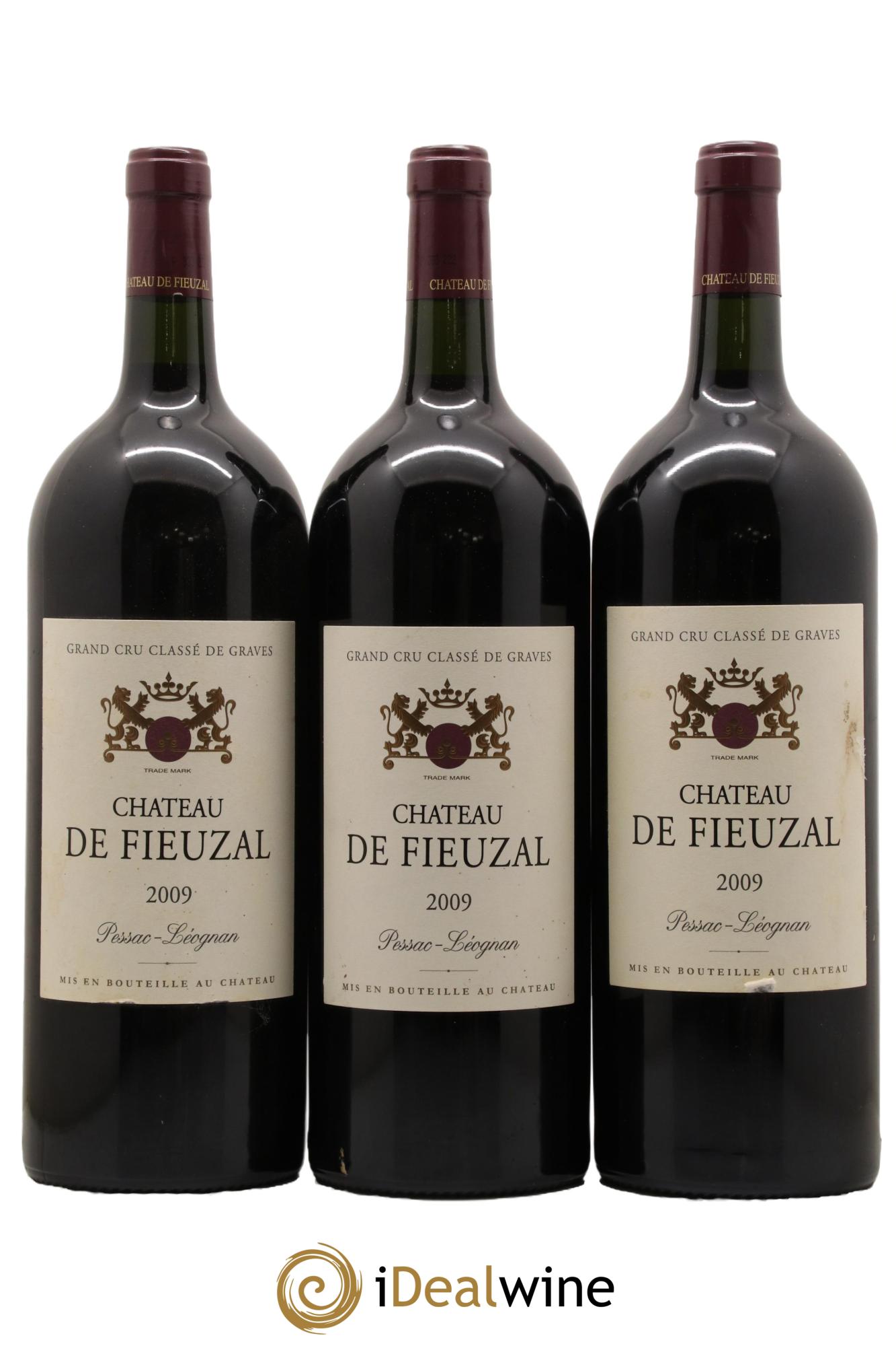 Château de Fieuzal Cru Classé de Graves 2009 - Posten von 3 Magnum - 0