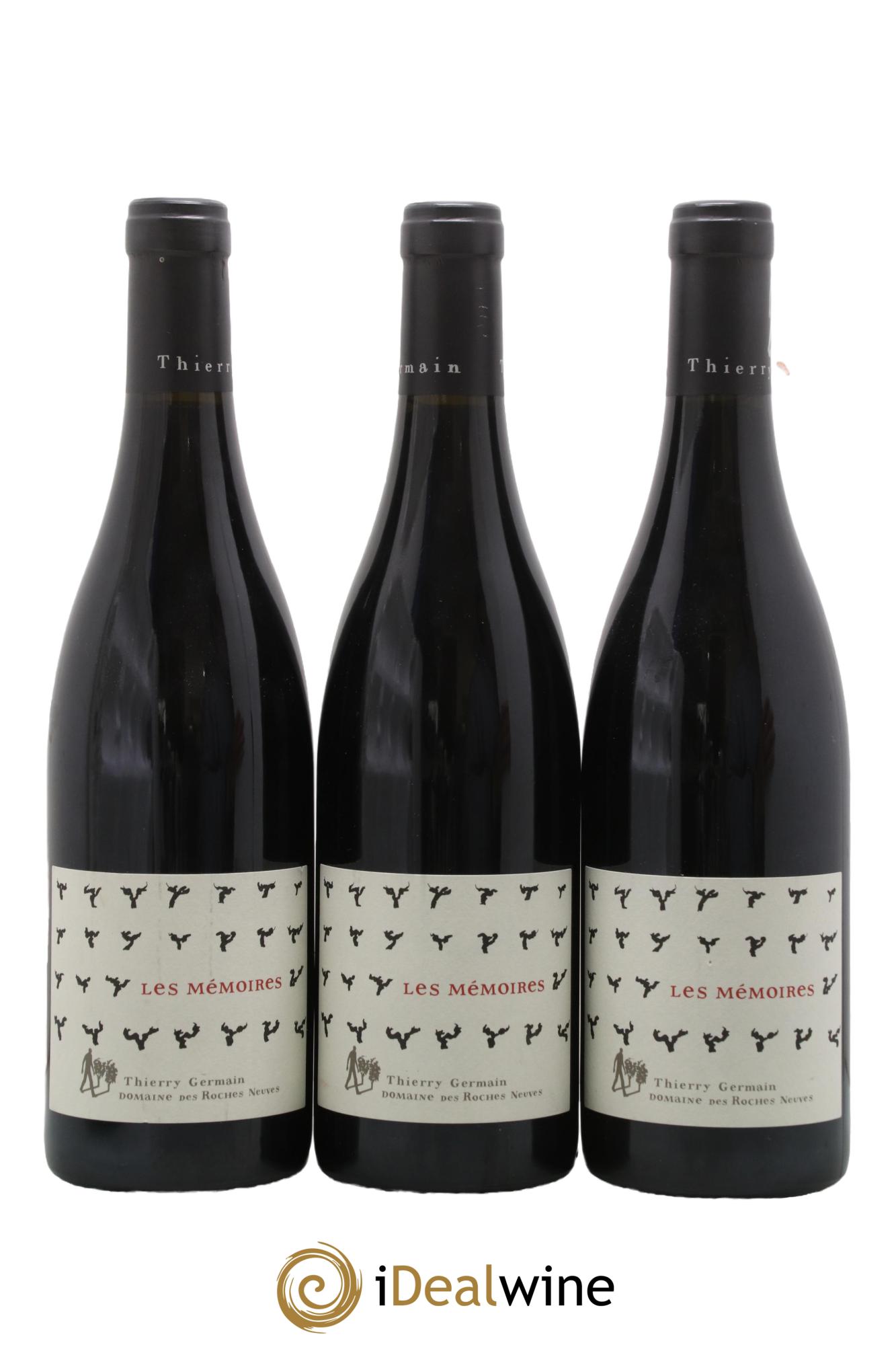 Saumur-Champigny Les Mémoires Domaine des Roches Neuves - Thierry Germain 2017 - Lot of 3 bottles - 0