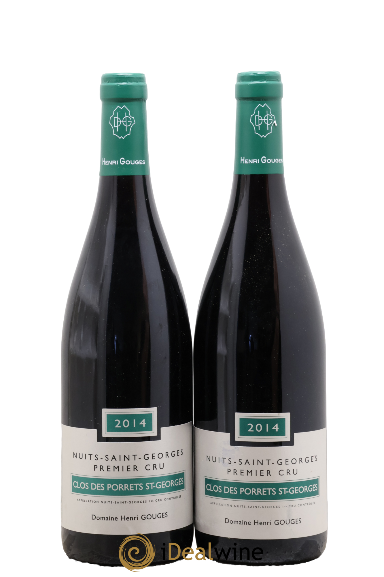 Nuits-Saint-Georges 1er Cru Clos des Porrets St Georges Henri Gouges 2014 - Lot de 2 bouteilles - 0