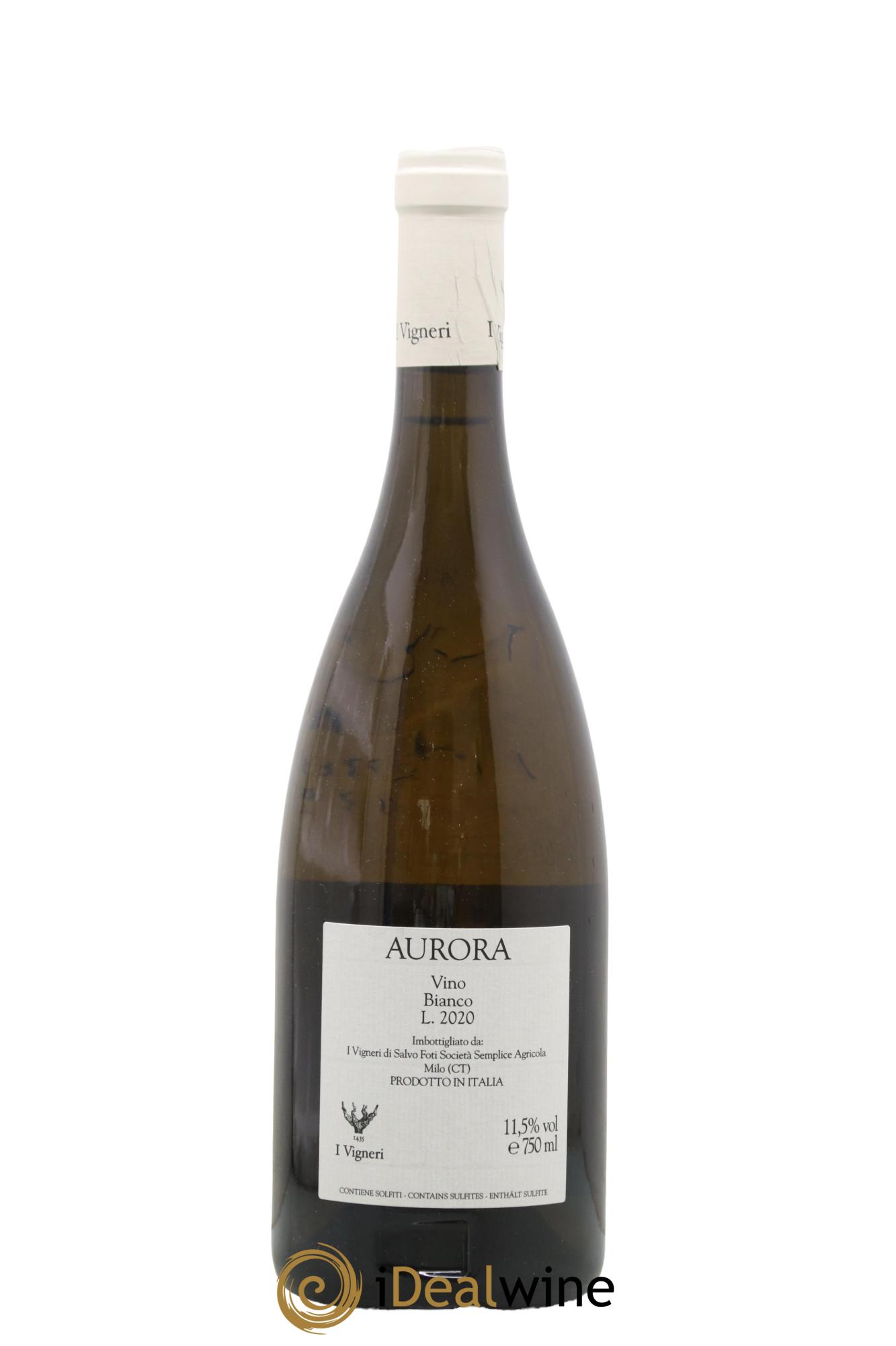 Italie Etna DOC Aurora I Vigneri di Salvo Foti 2020 - Lot de 1 bouteille - 1