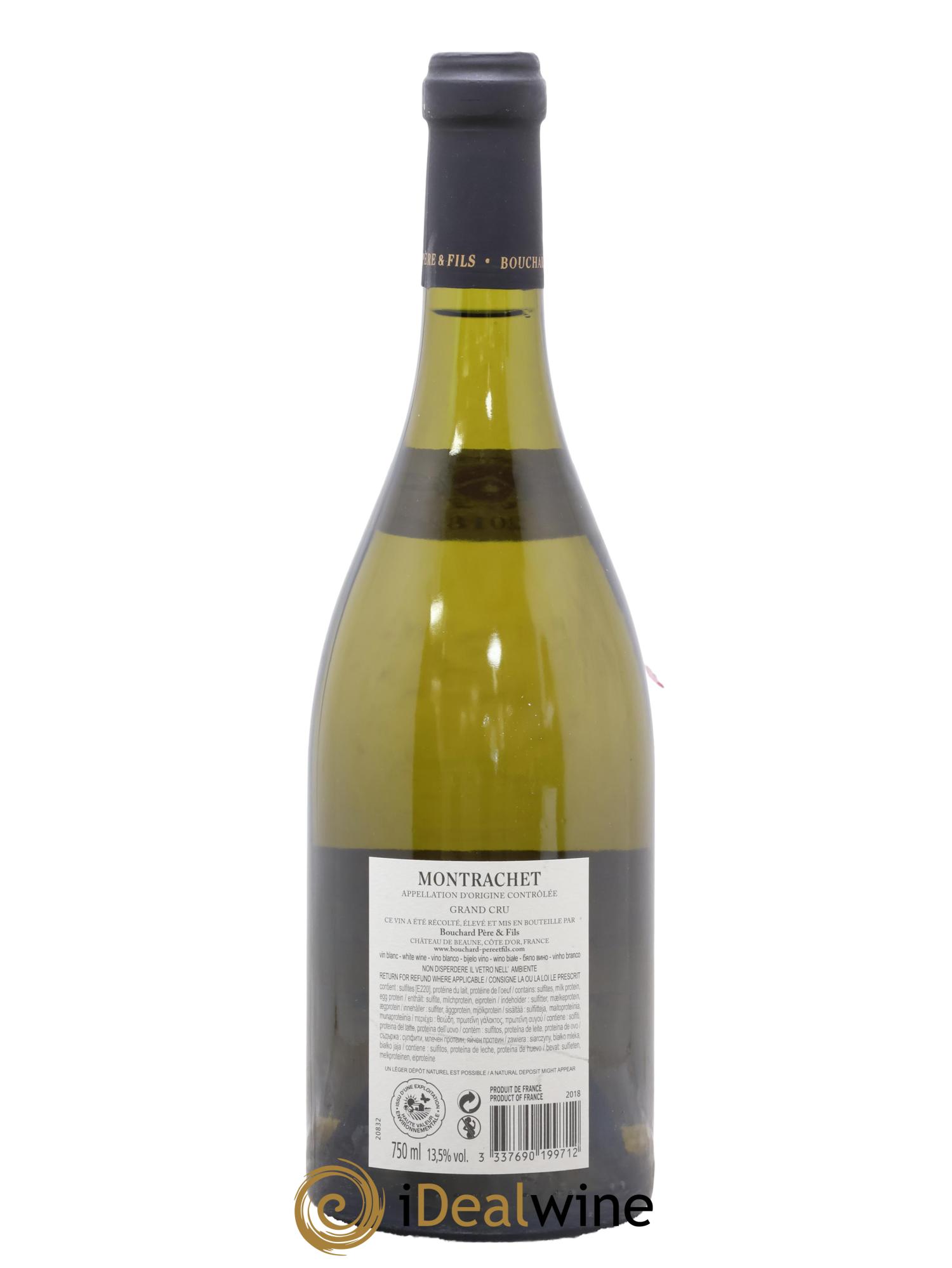 Montrachet Grand Cru Bouchard Père & Fils 2018 - Lot de 1 bouteille - 1