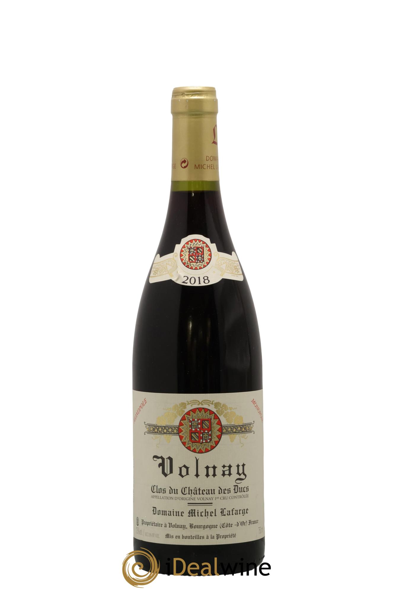 Volnay 1er Cru Clos du Château des Ducs Lafarge (Domaine) 2018 - Lot de 1 bouteille - 0