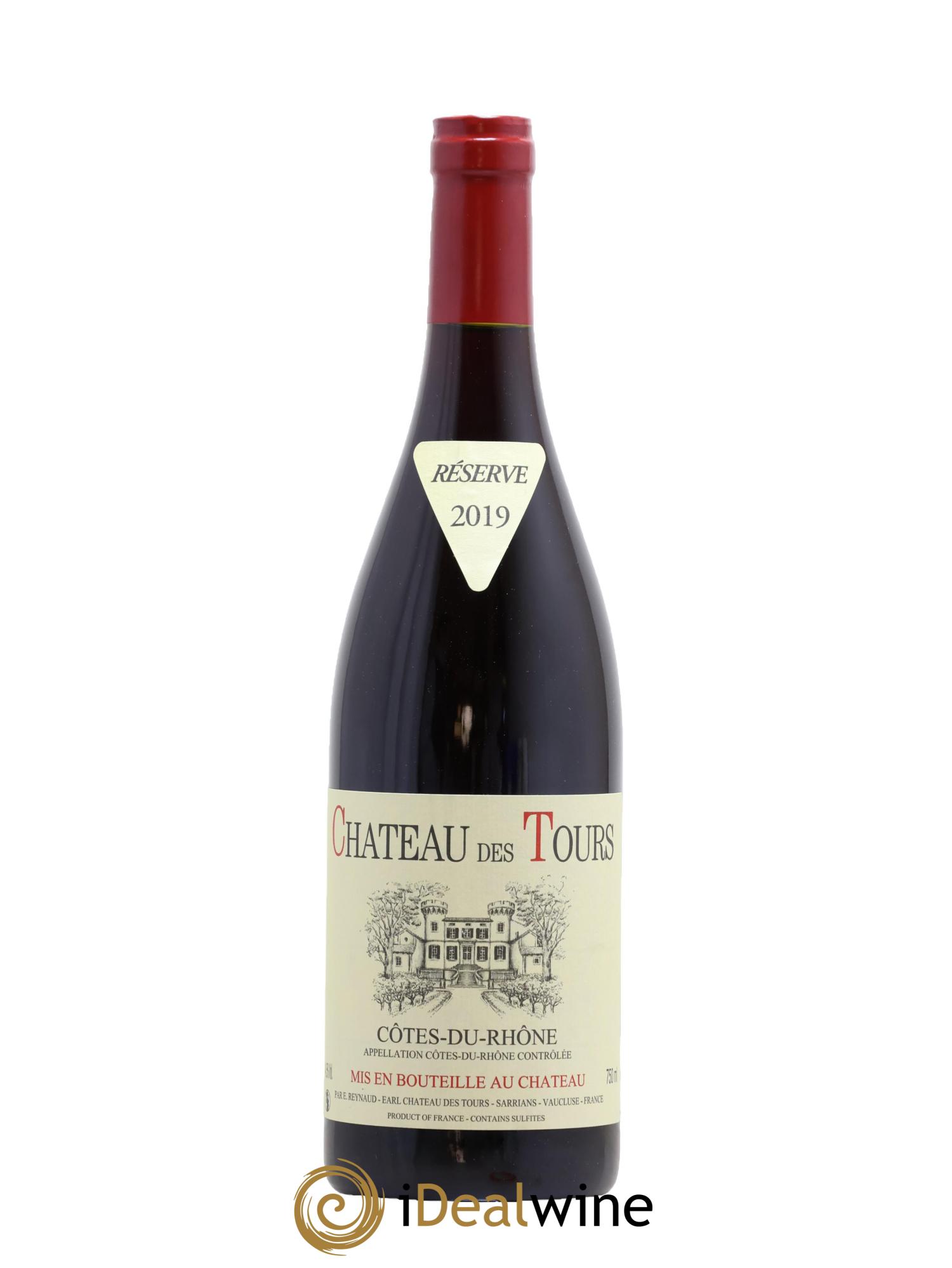 Côtes-du-Rhône Château des Tours Emmanuel Reynaud 2019 - Lot de 1 bouteille - 0