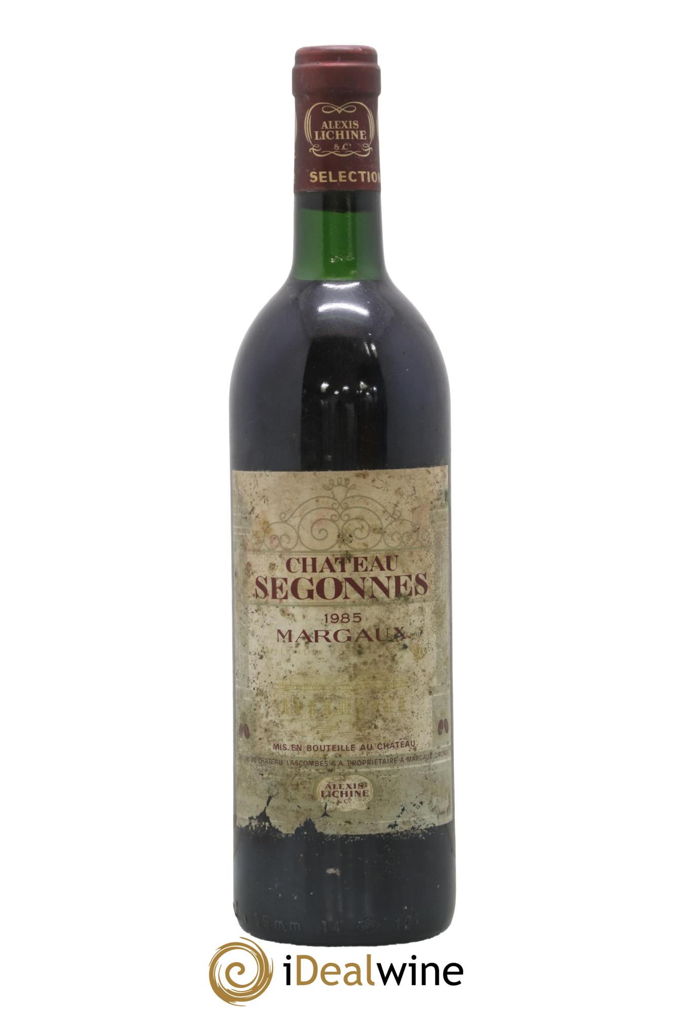 Château Segonnes 1985 - Lot de 1 bouteille - 0