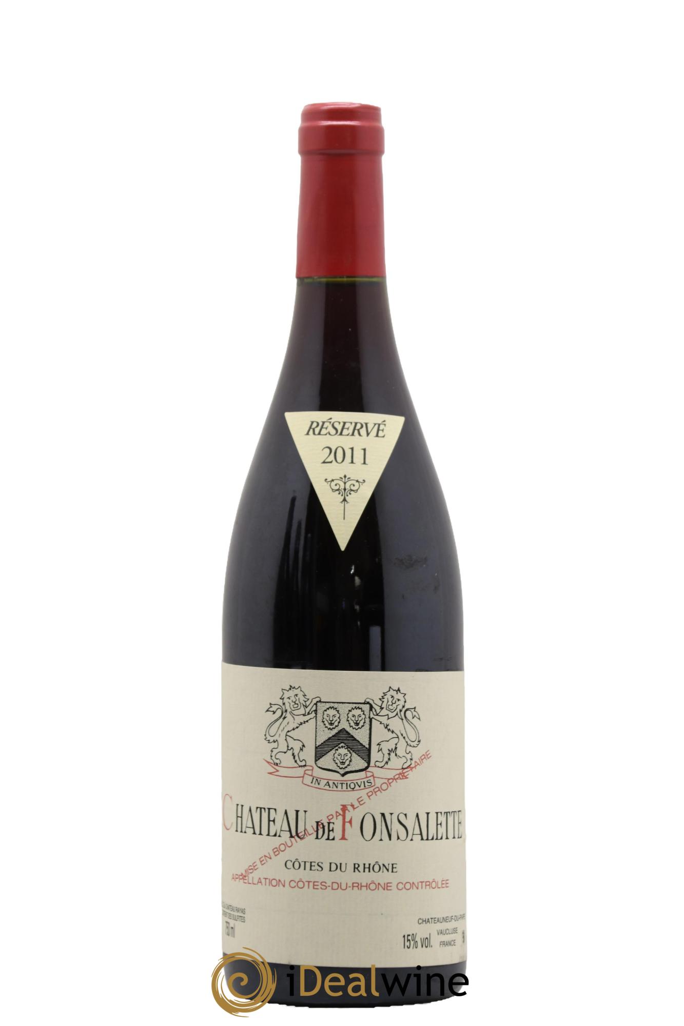 Côtes-du-Rhône Château de Fonsalette Emmanuel Reynaud 2011 - Lot de 1 bouteille - 0