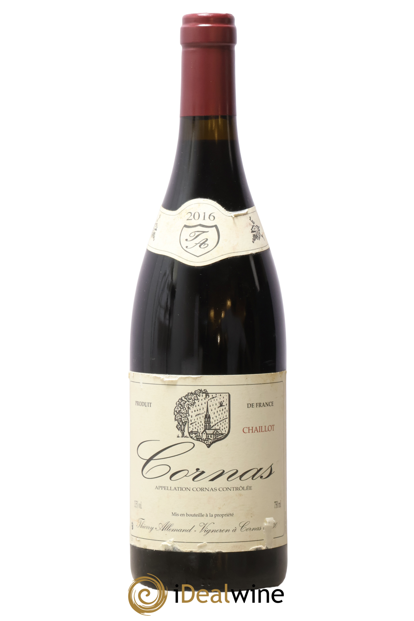 Cornas Chaillot Thierry Allemand 2016 - Lot de 1 bouteille - 0