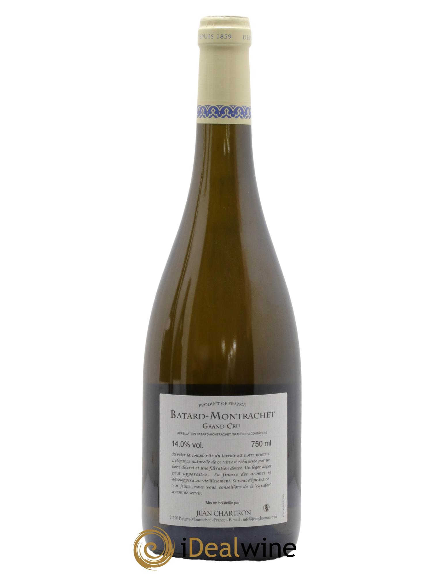 Bâtard-Montrachet Grand Cru Jean Chartron (Domaine) Chartron Jean 2020 - Lotto di 1 bottiglia - 1