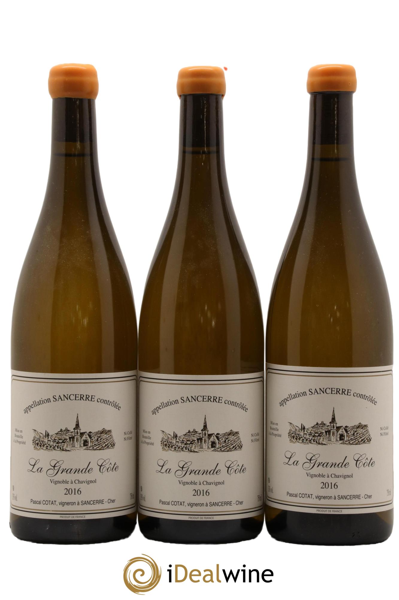 Sancerre La Grande Côte Pascal Cotat 2016 - Lot de 3 bouteilles - 0