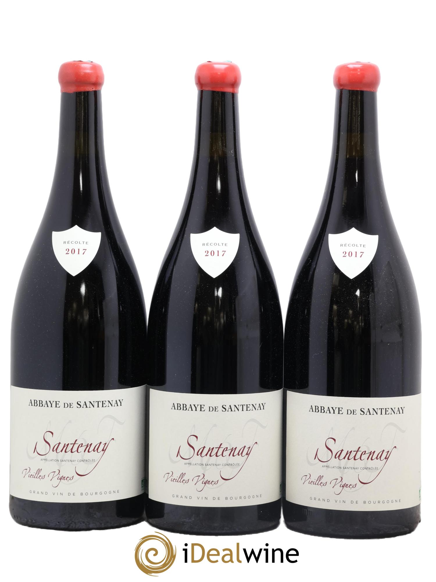 Santenay Vieilles Vignes Abbaye de Santenay 2017 - Lot de 3 magnums - 0