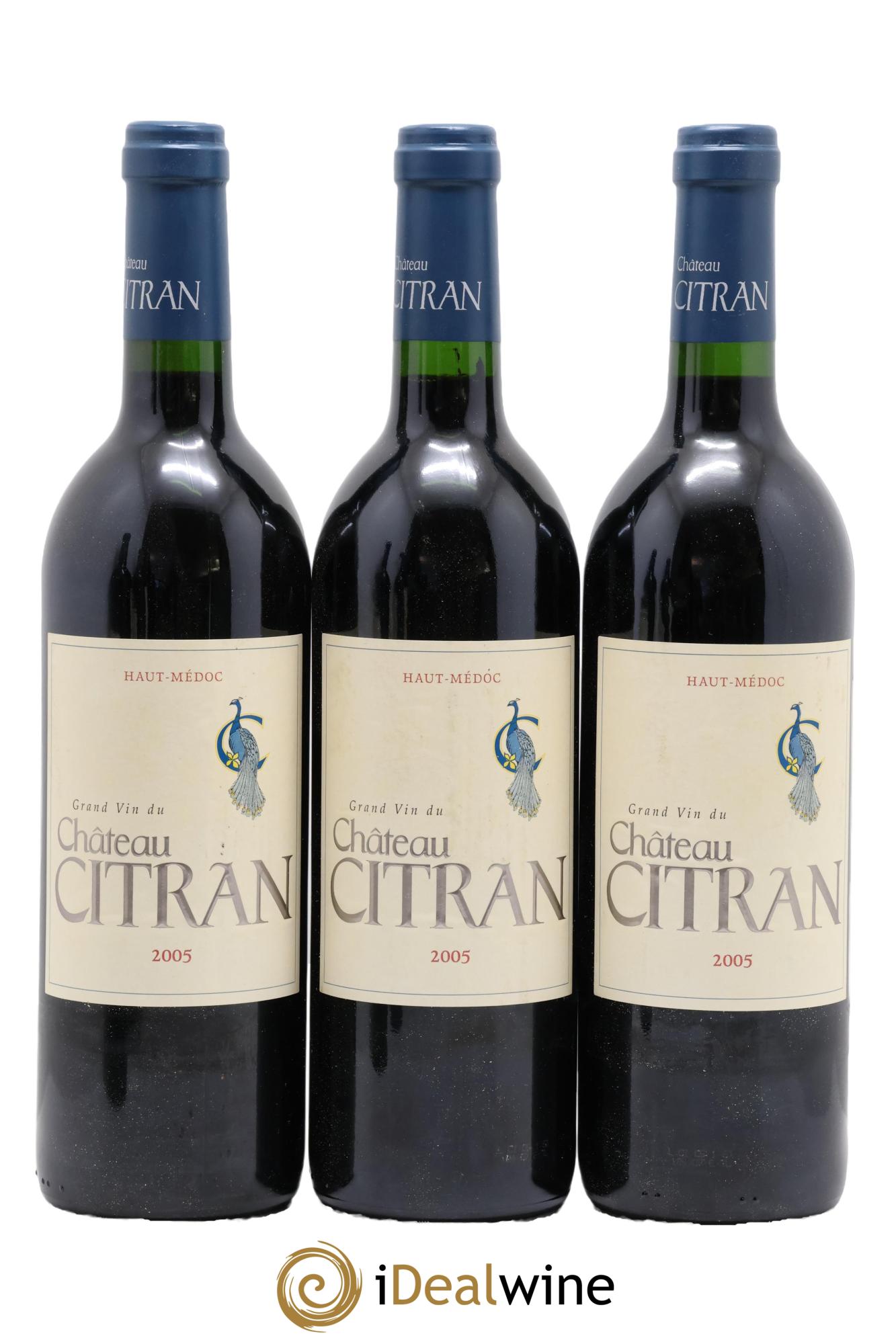 Château Citran Cru Bourgeois 2005 - Lot of 3 bottles - 0