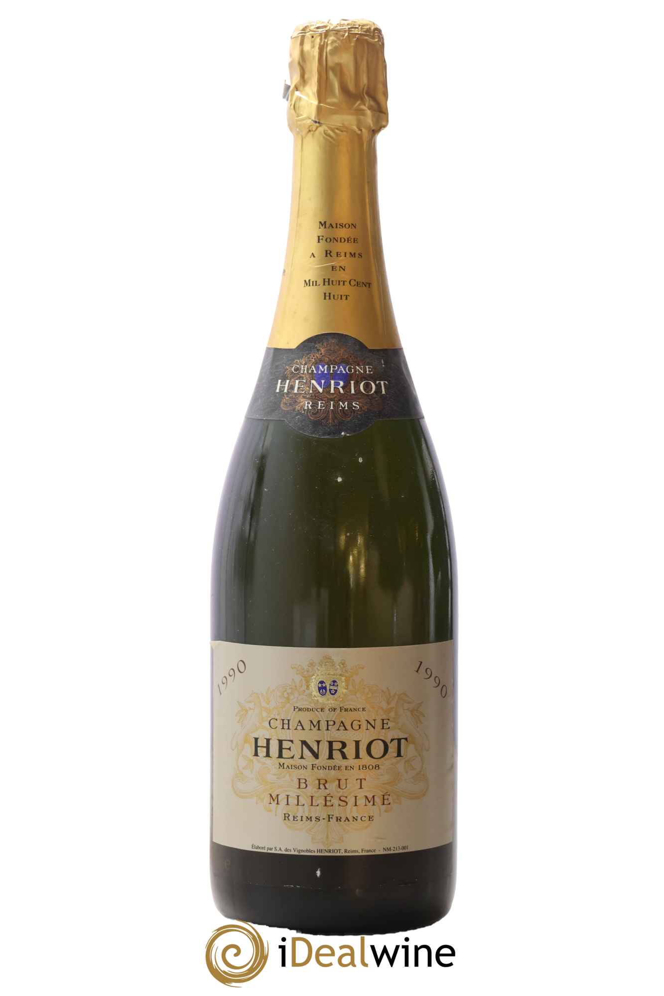 Brut Millésimé Henriot 1990 - Lot de 1 bouteille - 0
