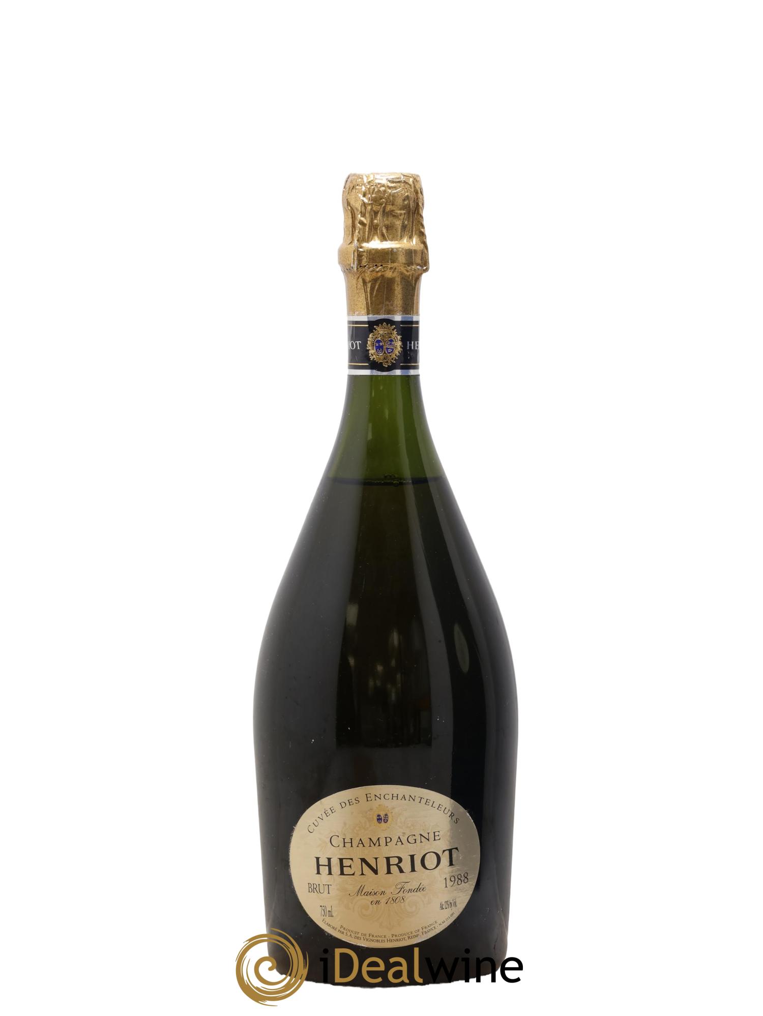 Cuvée des Enchanteleurs Henriot 1988 - Lot de 1 bouteille - 1