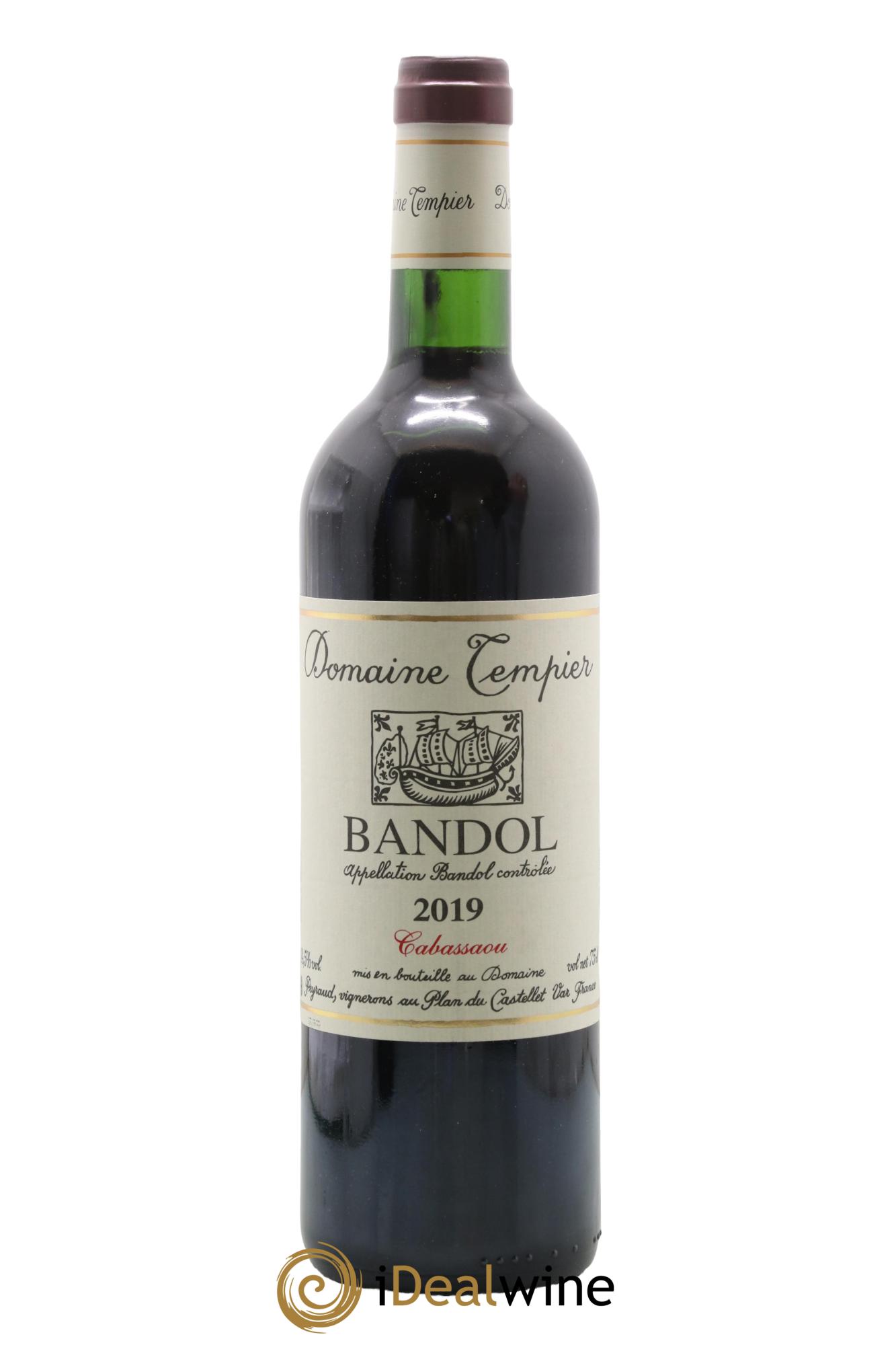 Bandol Domaine Tempier Cuvée Cabassaou Famille Peyraud 2019 - Lot de 1 bouteille - 0