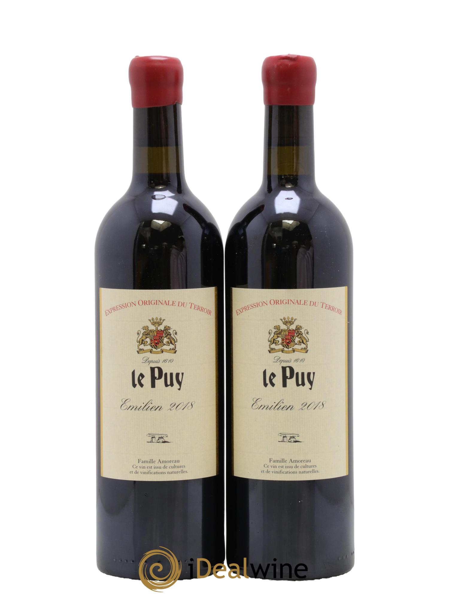 Le Puy - Cuvée Emilien 2018 - Lot of 2 bottles - 0