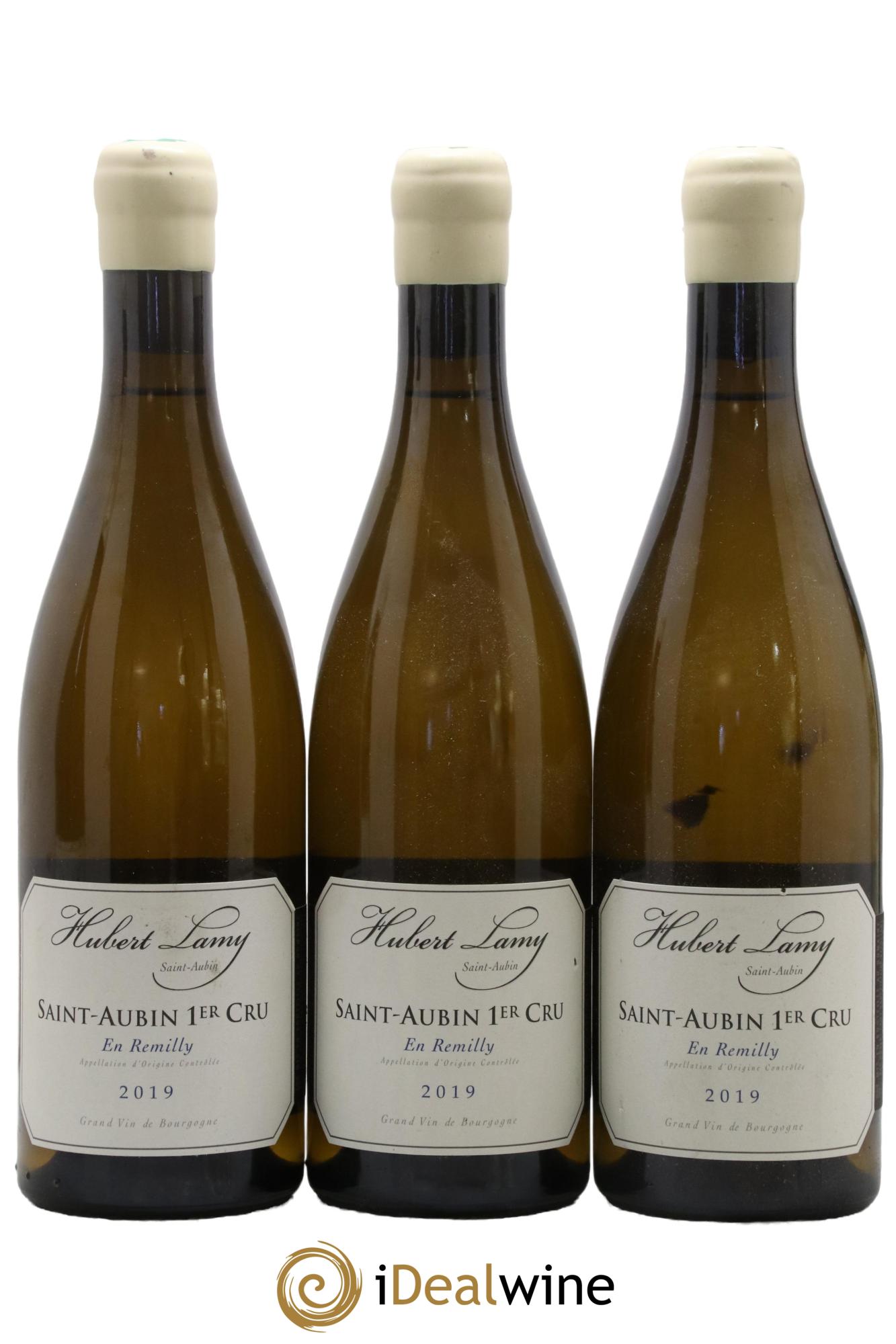 Saint-Aubin 1er Cru En Rémilly Hubert Lamy 2019 - Lot of 3 bottles - 0