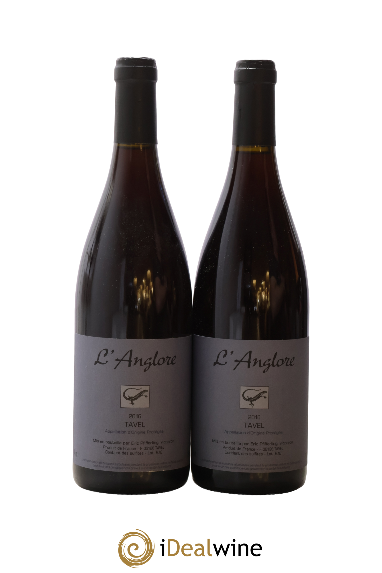 Tavel L'Anglore 2016 - Lot de 2 bouteilles - 0
