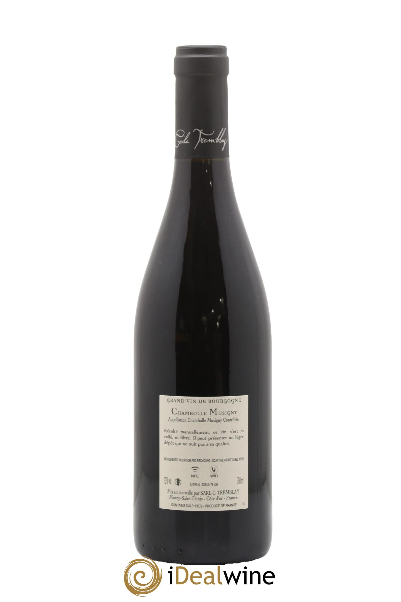 Chambolle-Musigny Les Cabottes Cécile Tremblay 2023 - Lot de 1 bouteille - 1