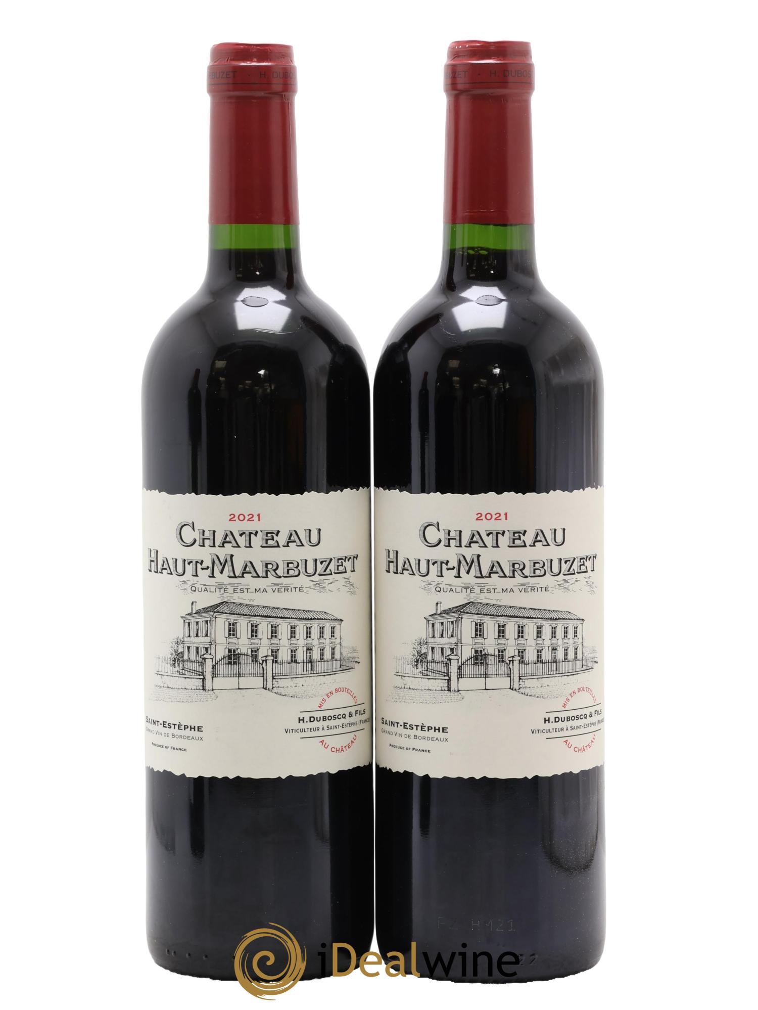 Château Haut Marbuzet 2021 - Lotto di 2 bottiglie - 0