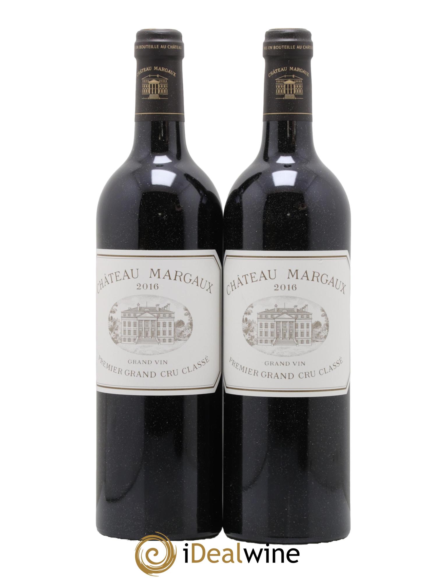 Château Margaux 1er Grand Cru Classé 2016 - Lot de 2 bouteilles - 0