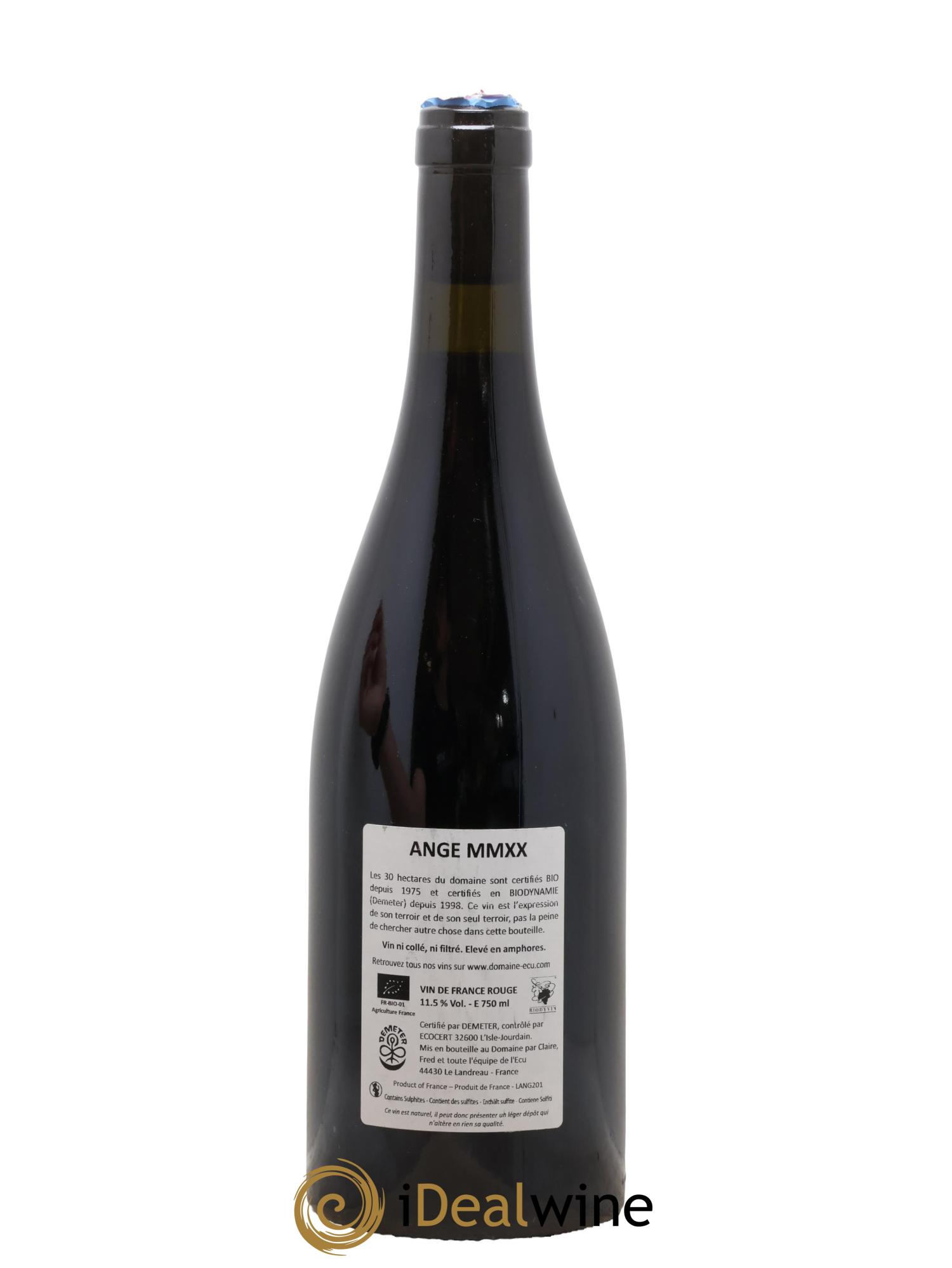 Vin de France Ange Domaine de L'Ecu 2020 - Posten von 1 Flasche - 1