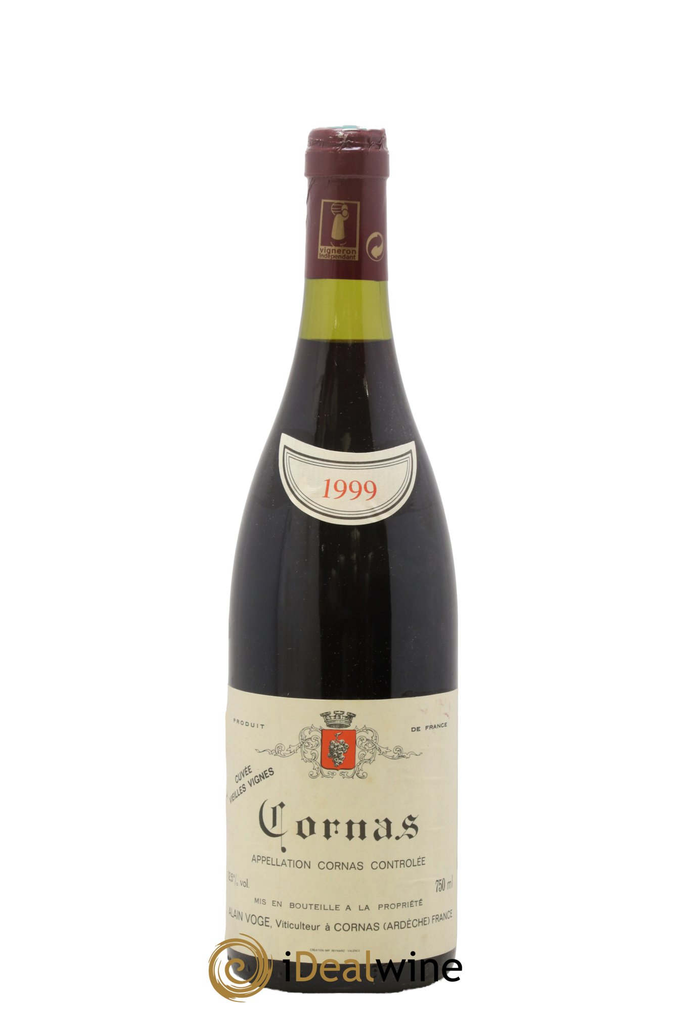 Cornas Les Vieilles Vignes Alain Voge (Domaine) 1999 - Lot of 1 bottle - 0