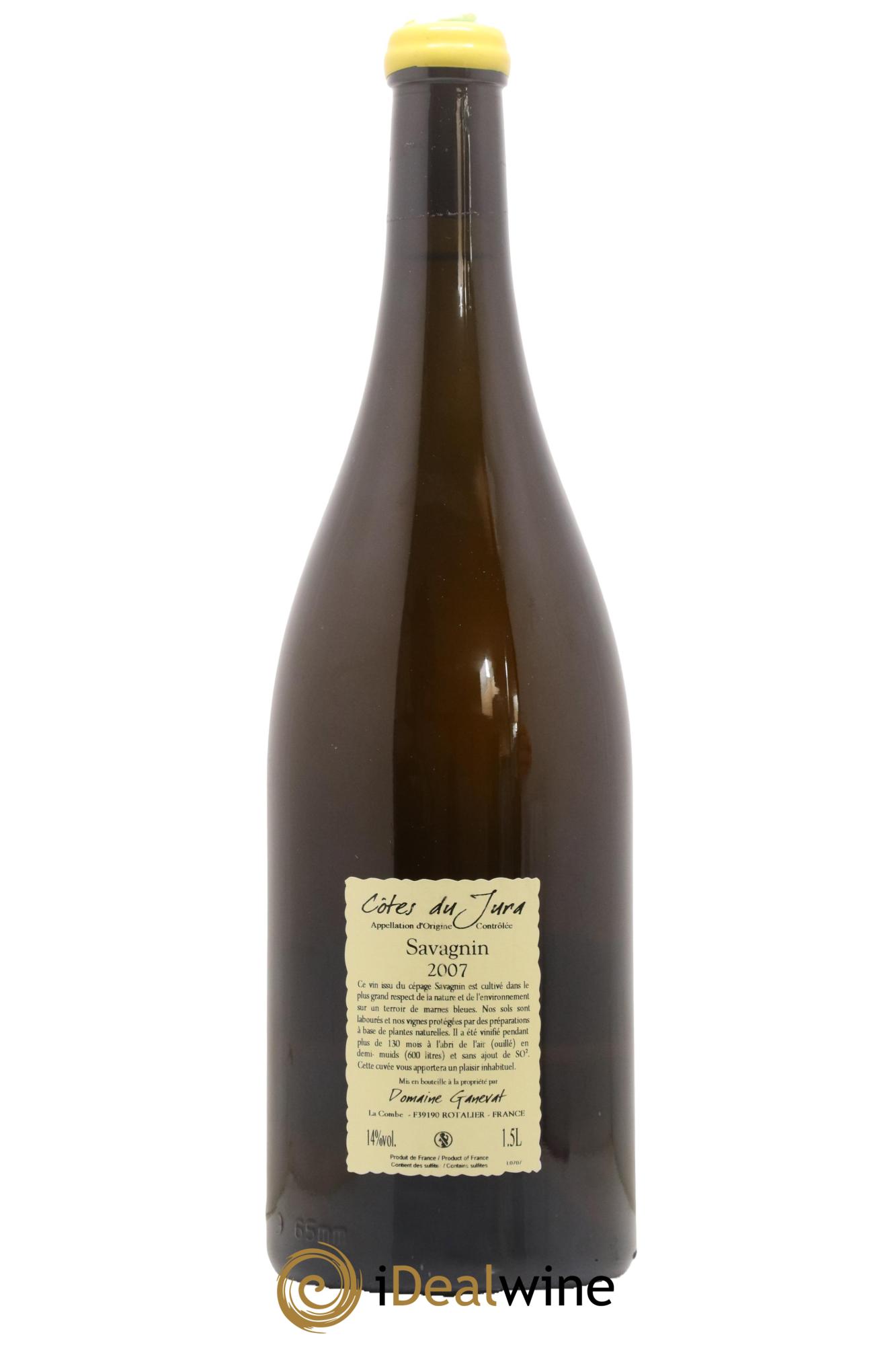 Côtes du Jura Les Vignes de mon Père Jean-François Ganevat (Domaine) 2007 - Lot de 1 magnum - 1