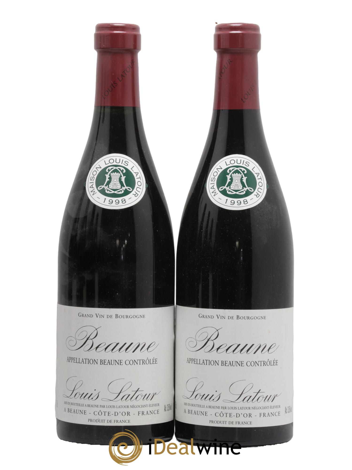 Beaune Louis Latour 1998 - Lot de 2 bouteilles - 0