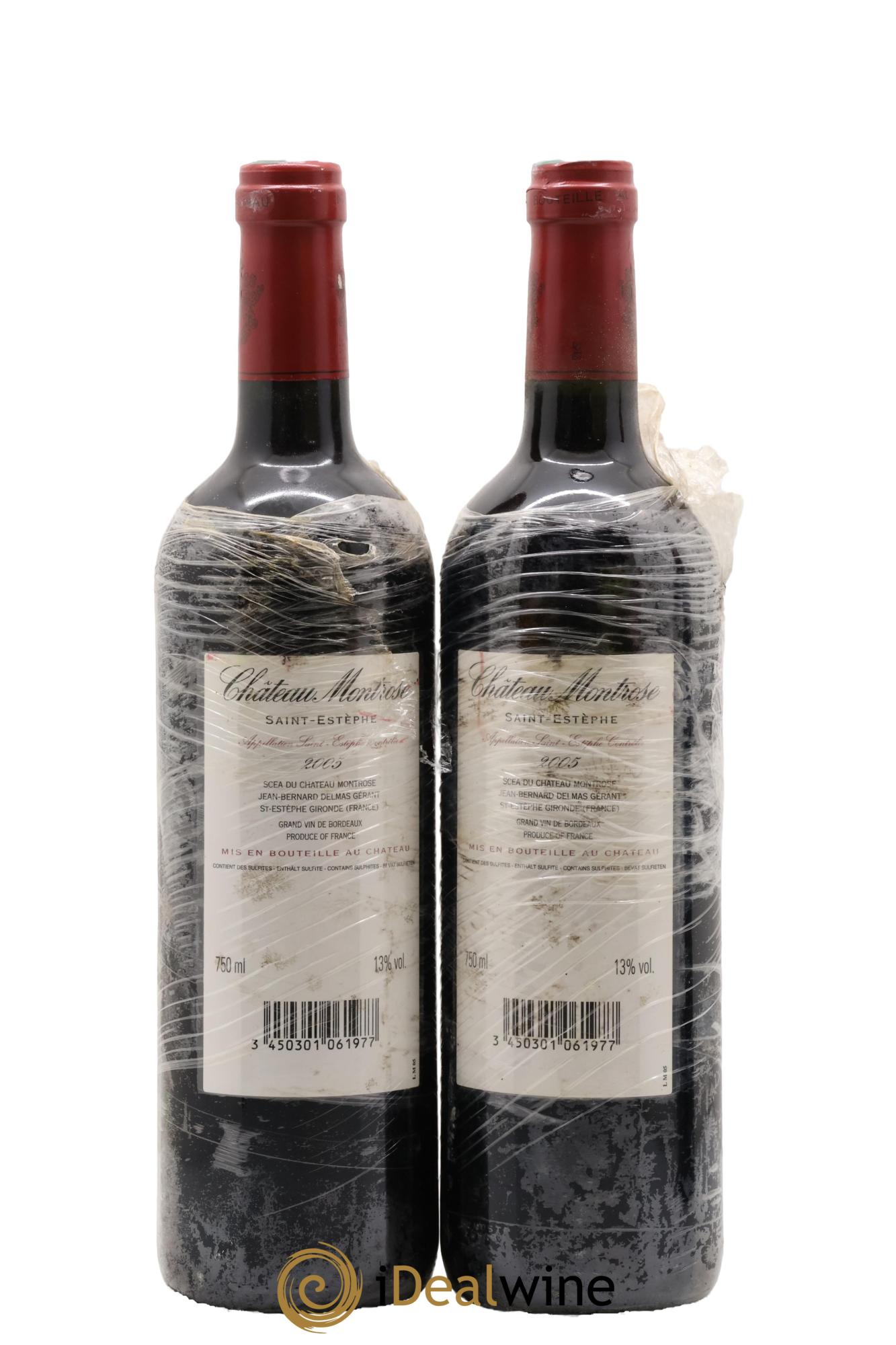 Château Montrose 2ème Grand Cru Classé 2005 - Lotto di 2 bottiglie - 1