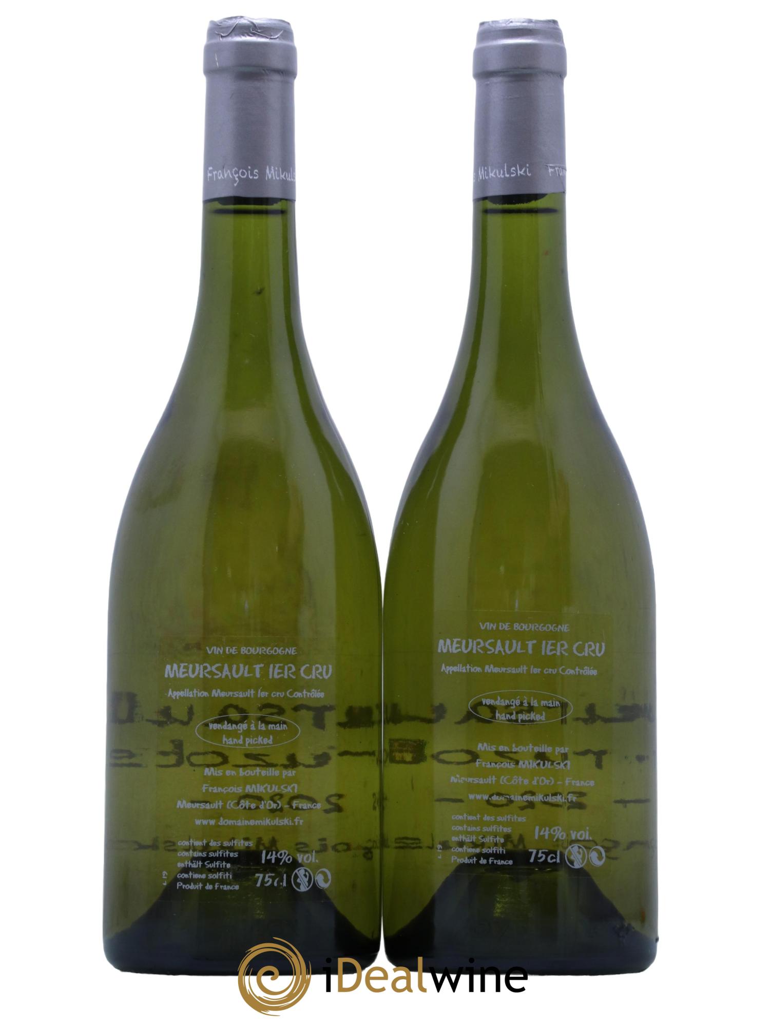Meursault 1er Cru Poruzots François Mikulski  2020 - Posten von 2 Flaschen - 1