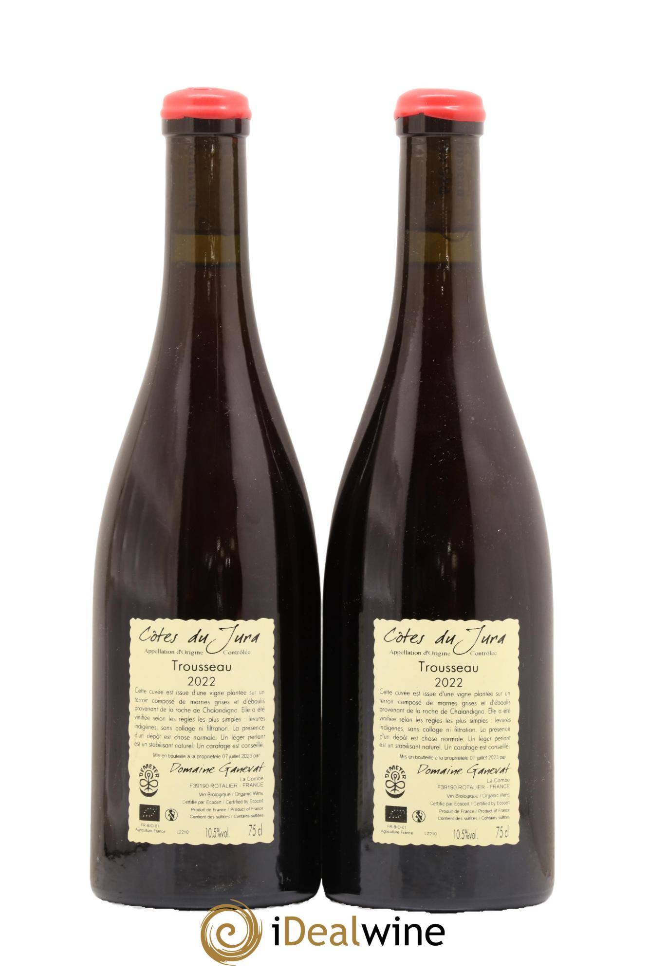 Côtes du Jura Plein Sud Jean-François Ganevat (Domaine) 2022 - Lot de 2 bouteilles - 1
