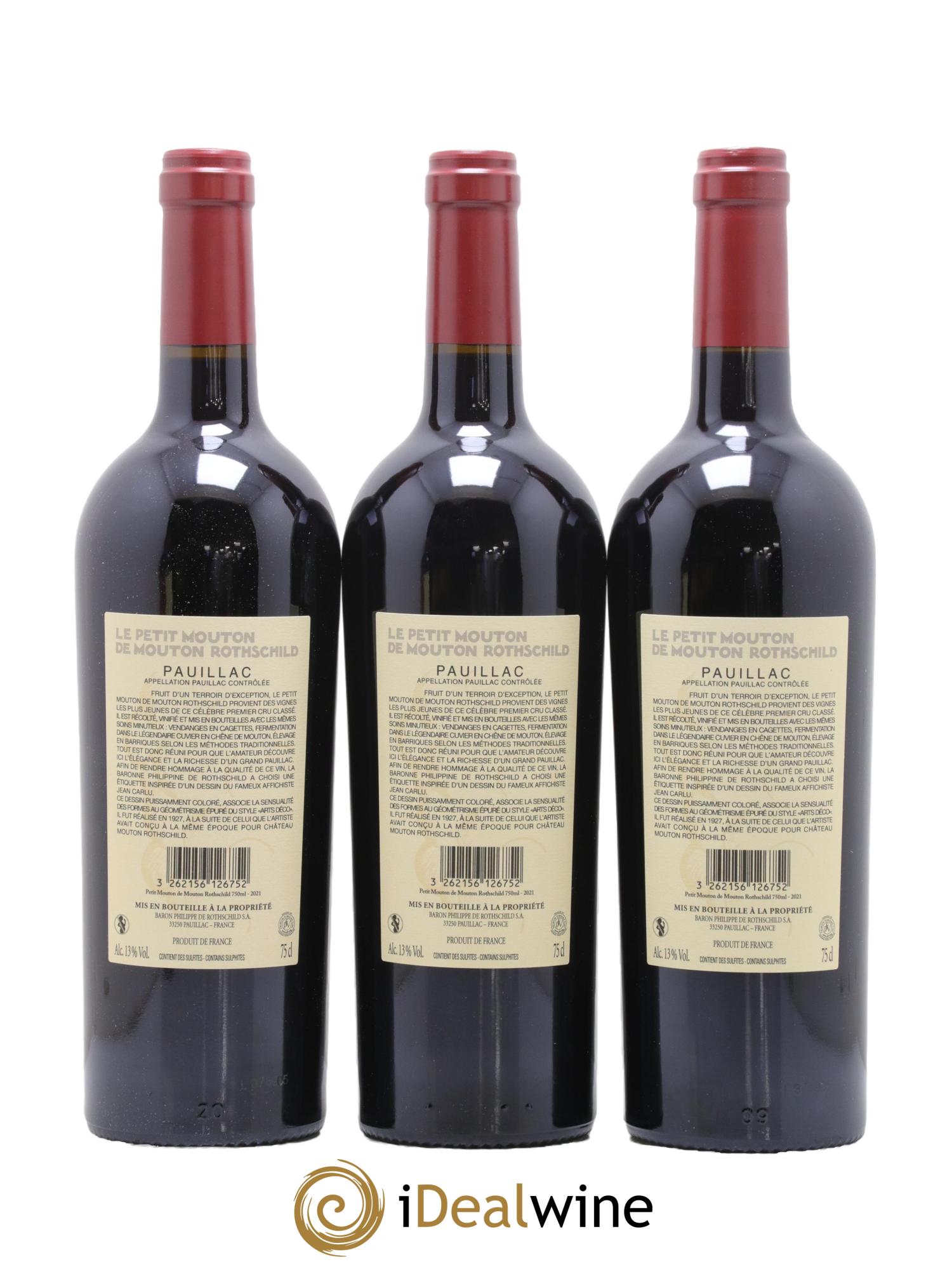 Petit Mouton Second Vin 2021 - Lot de 6 bouteilles - 4