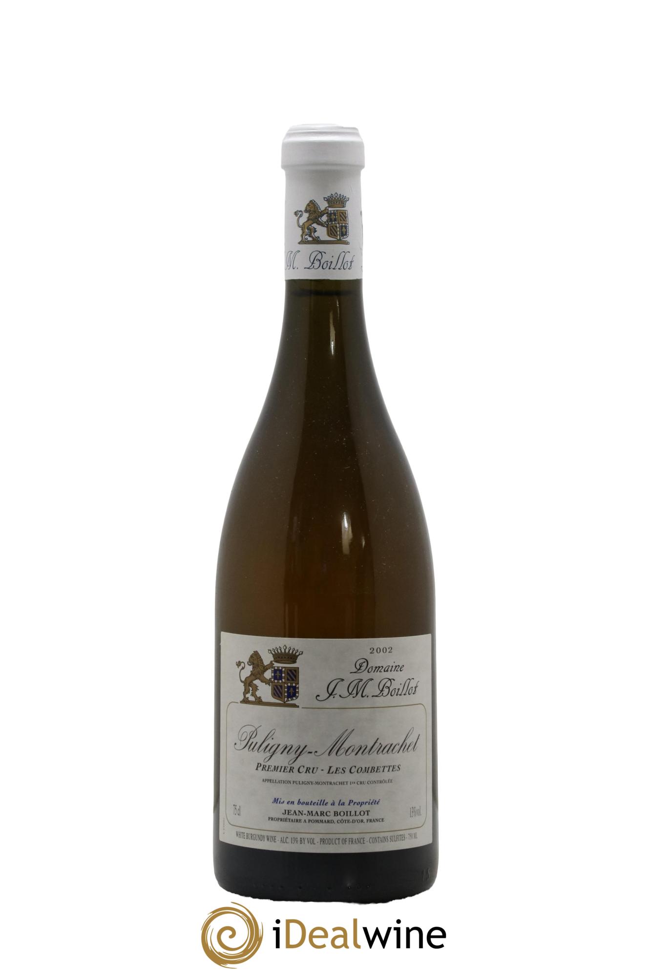 Puligny-Montrachet 1er Cru Les Combettes Jean-Marc Boillot 2002 - Lot de 1 bouteille - 0