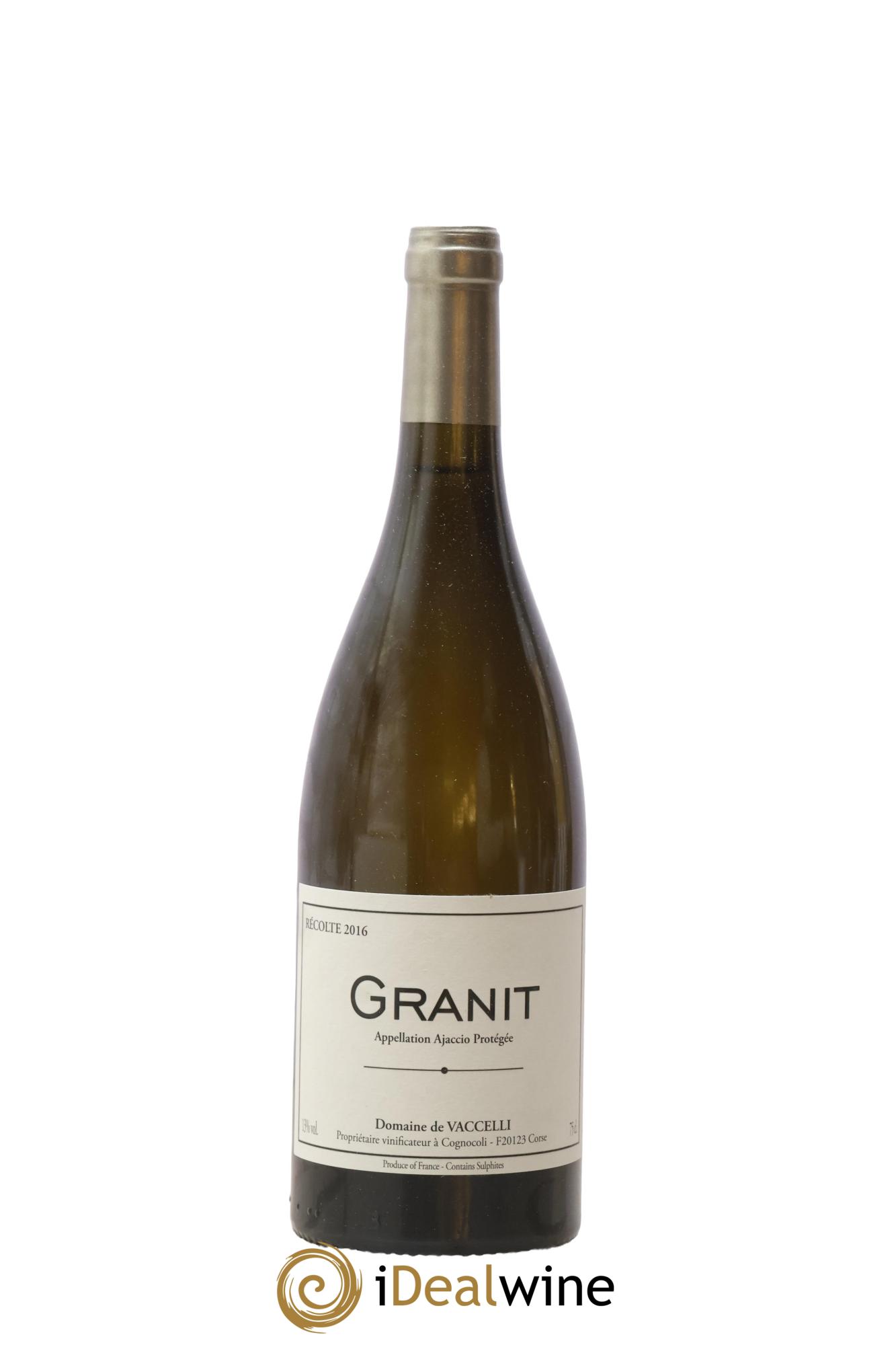 Ajaccio Granit Vaccelli 2016 - Posten von 1 Flasche - 0