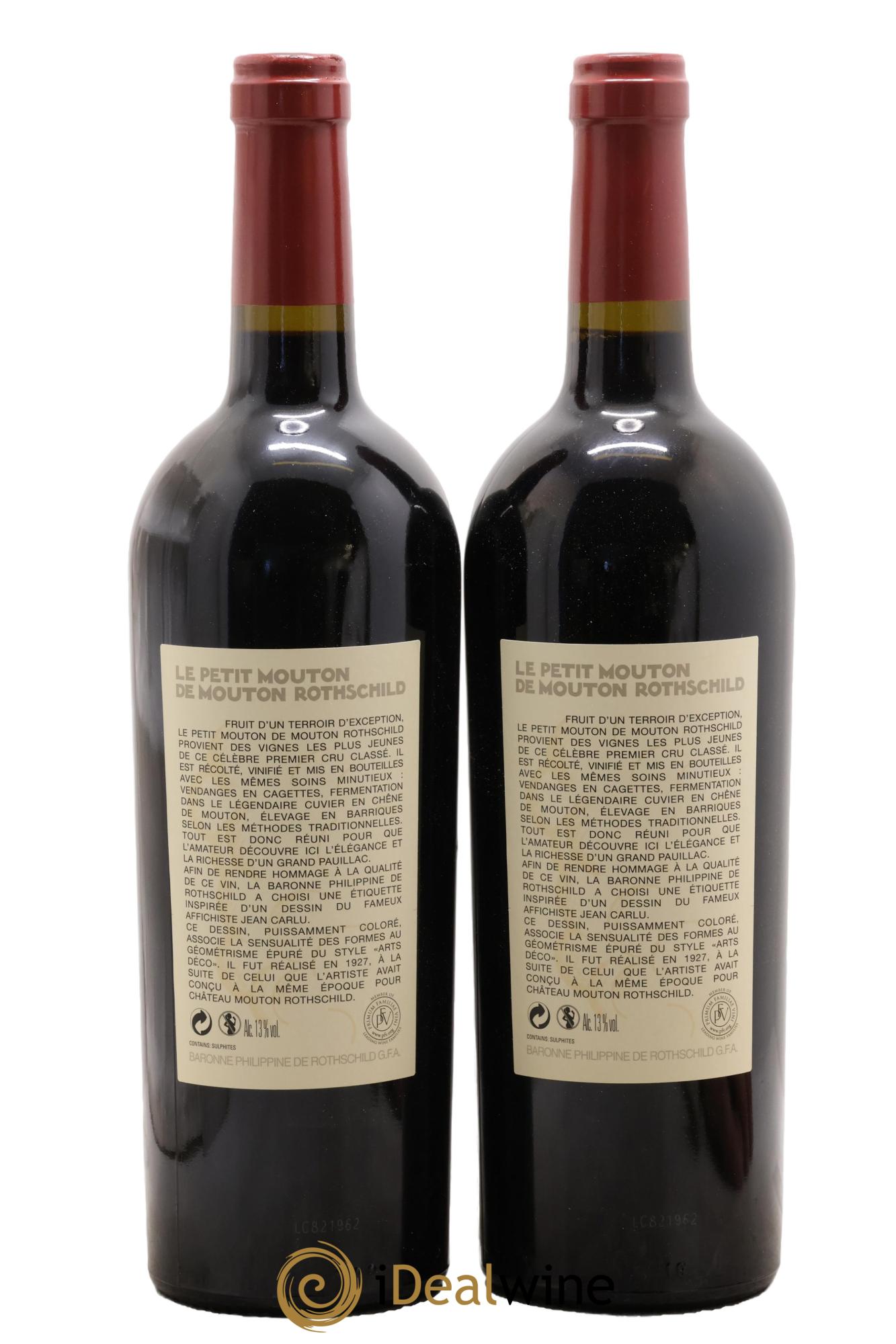 Petit Mouton Second Vin 2008 - Lot of 2 bottles - 1
