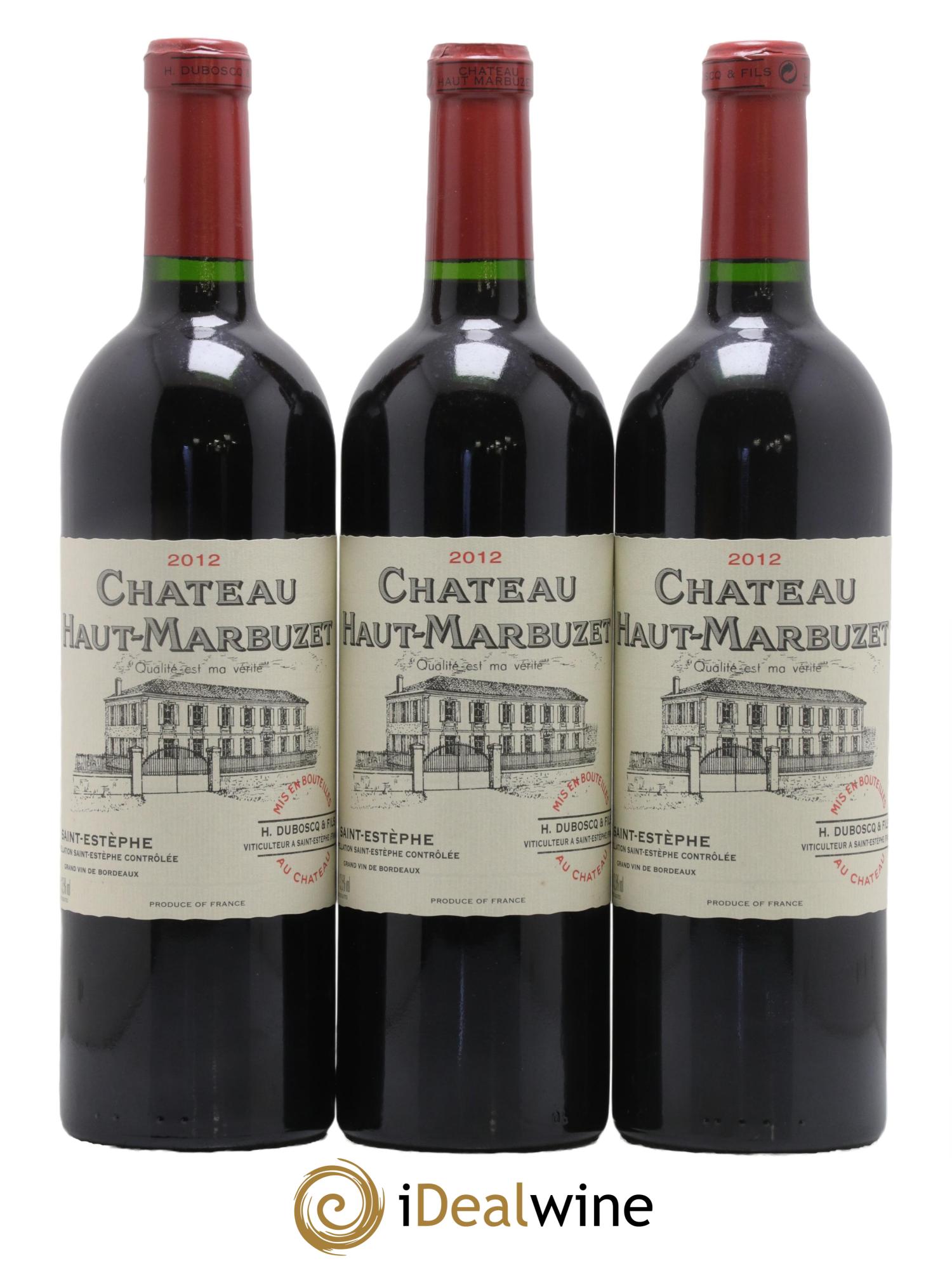 Château Haut Marbuzet 2012 - Lot de 6 bouteilles - 1